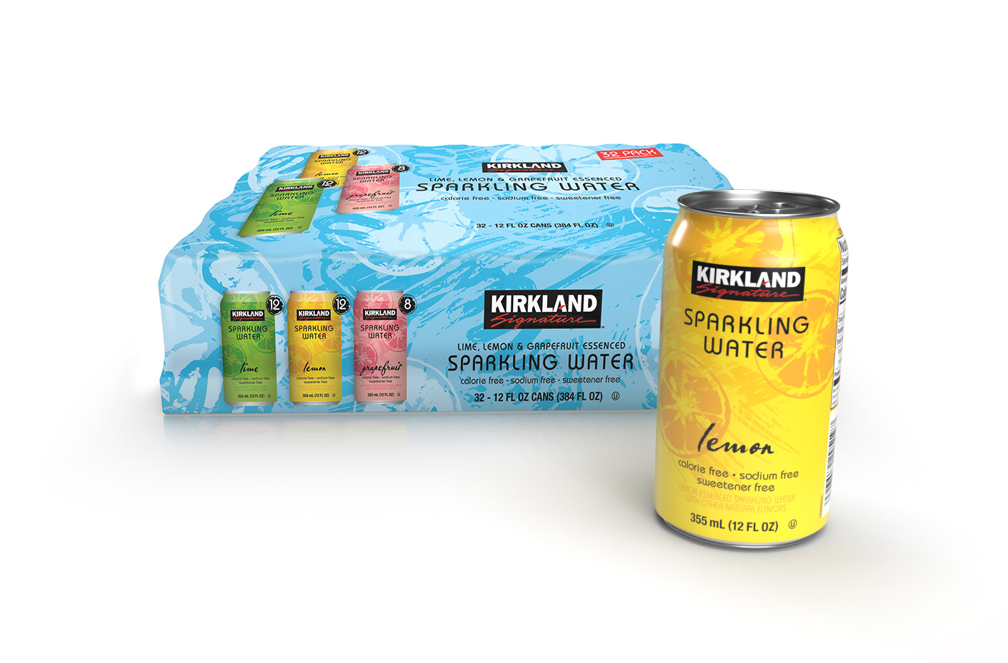 Kirkland Signature Sparkling Water - Cott/Steger/Costco