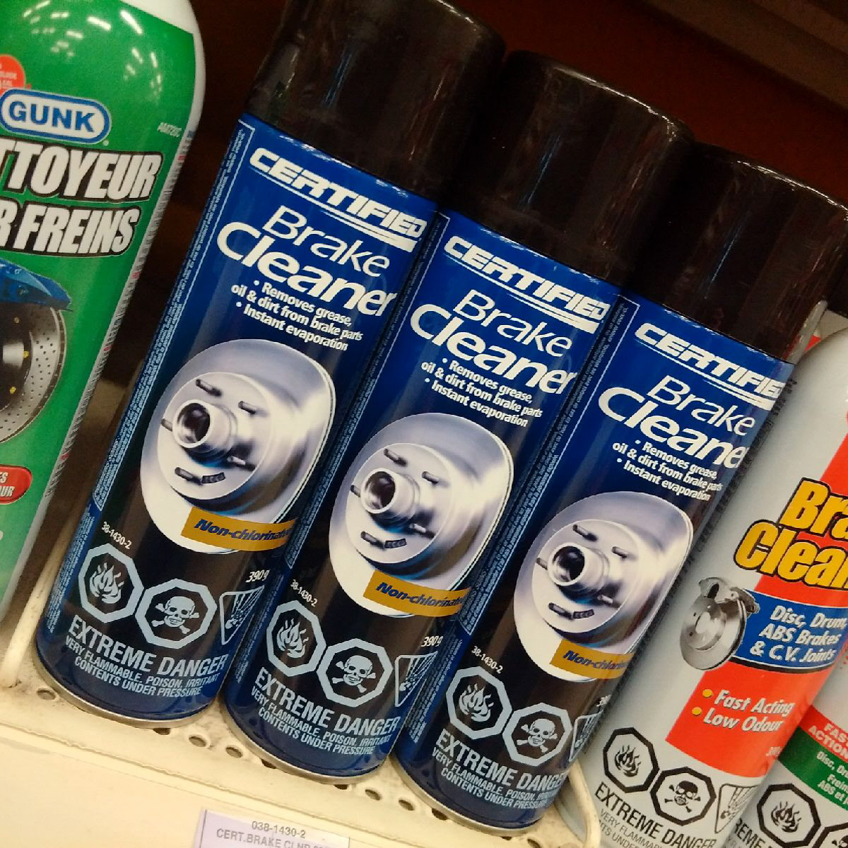 Certified Brake Cleaner - Canadian Tire