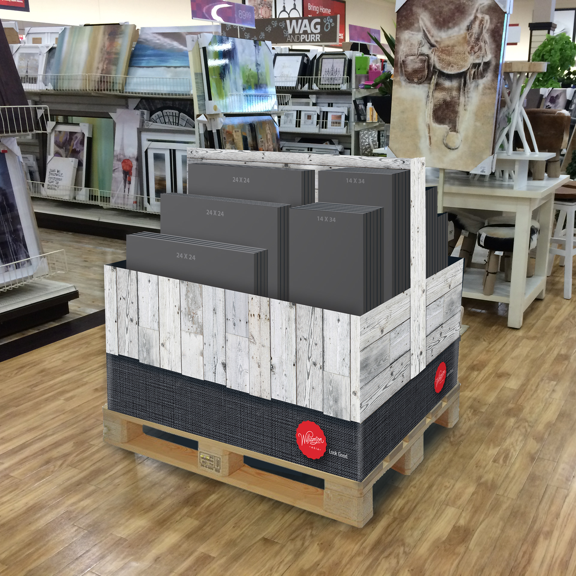 Williamson Asia Pallet Display