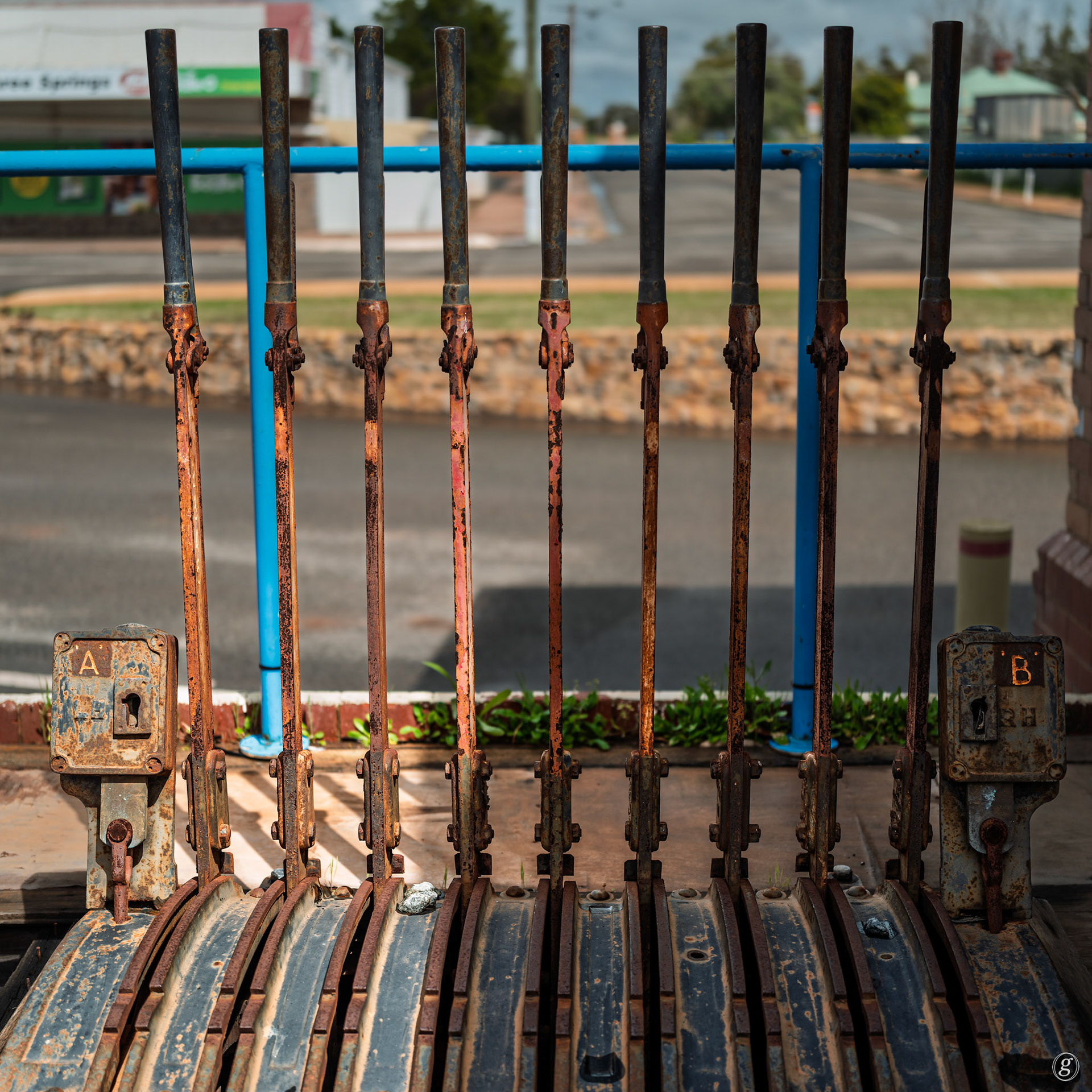 Rail junction at Three Springs