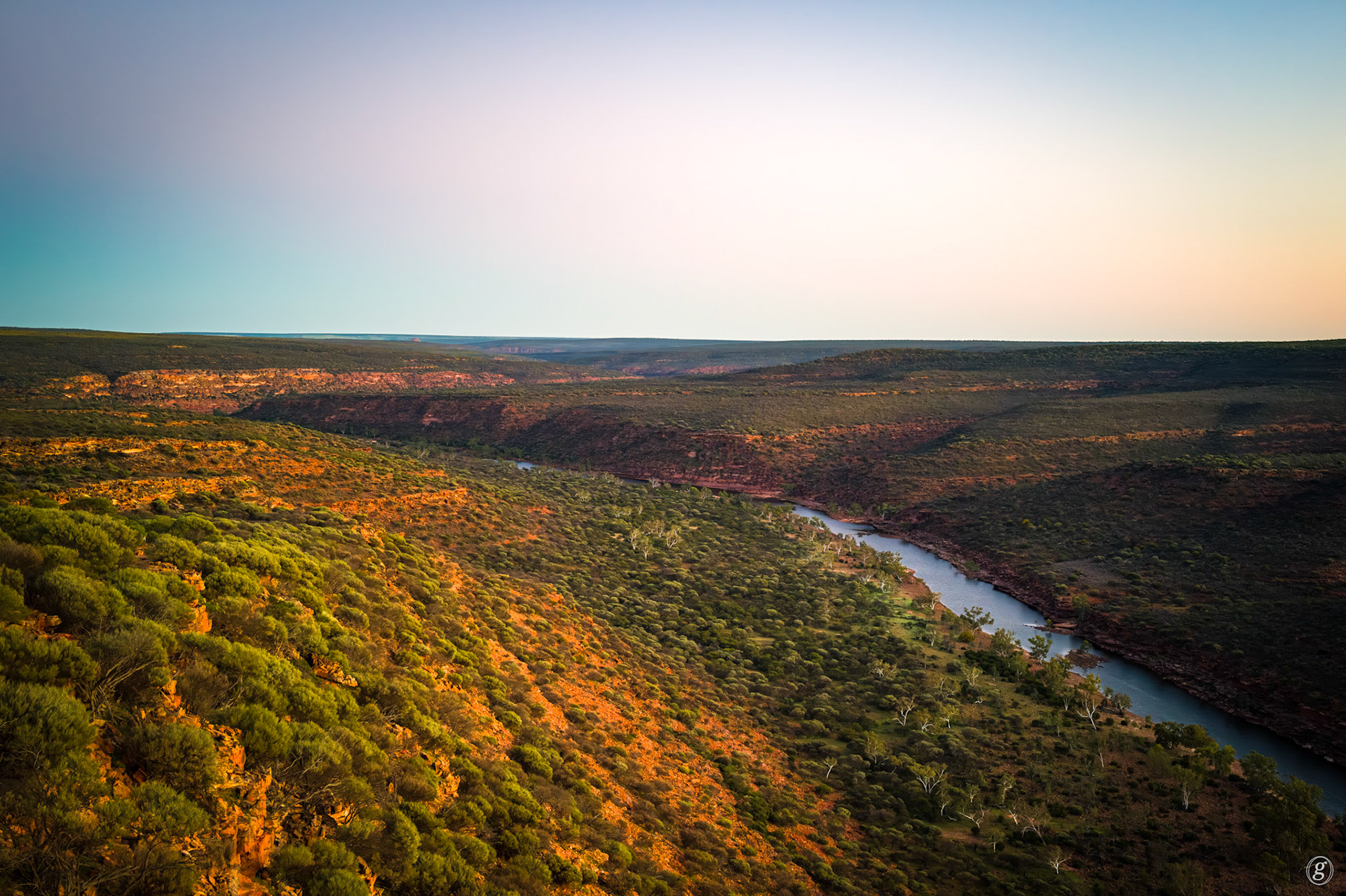 Murchison River overlook