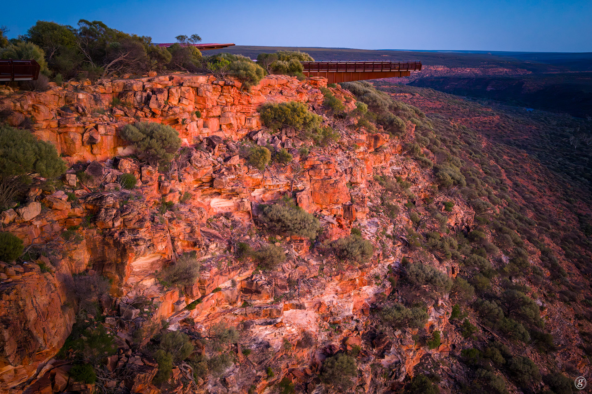 Murchison River overlook