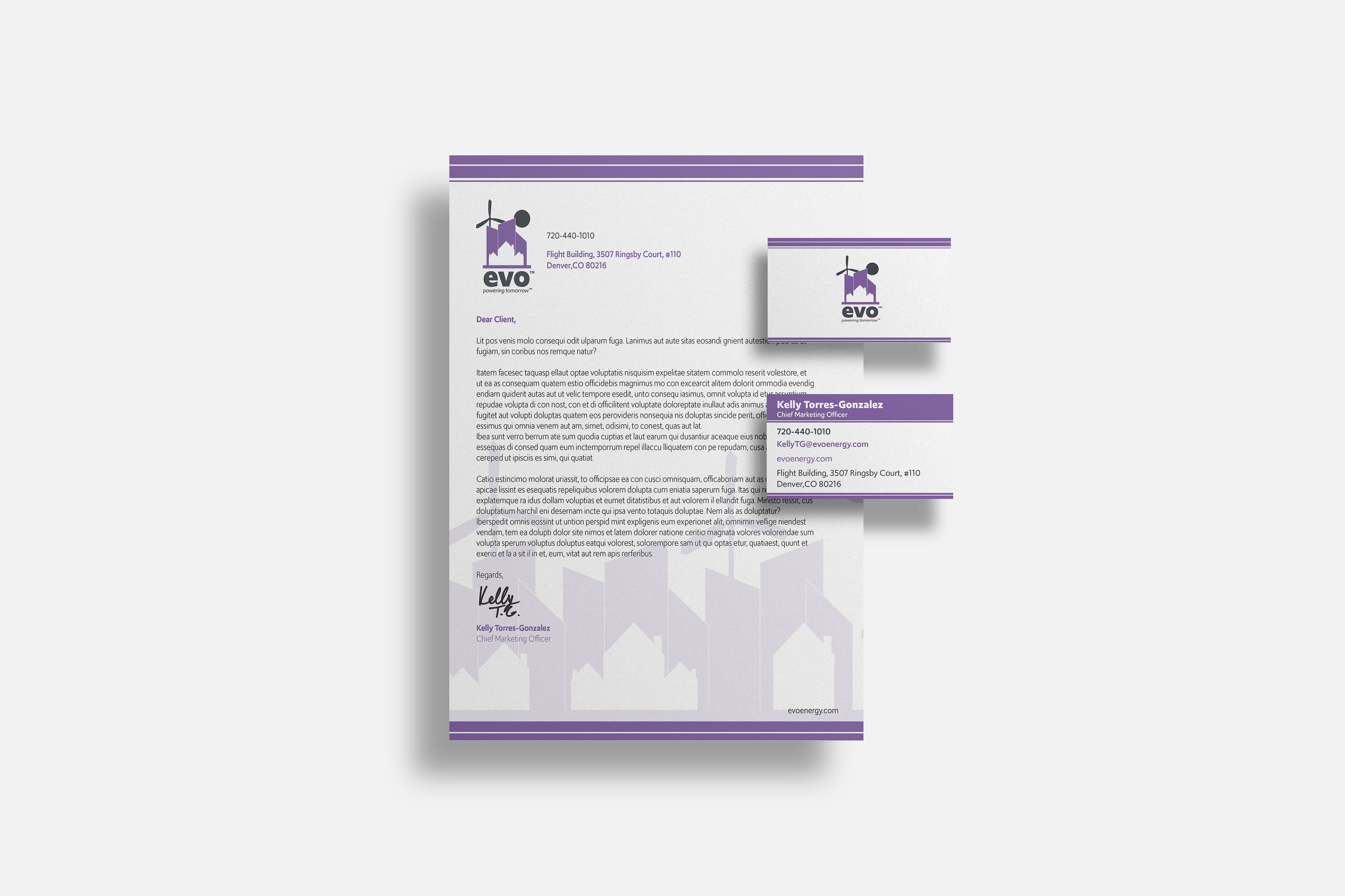 Stationery package.