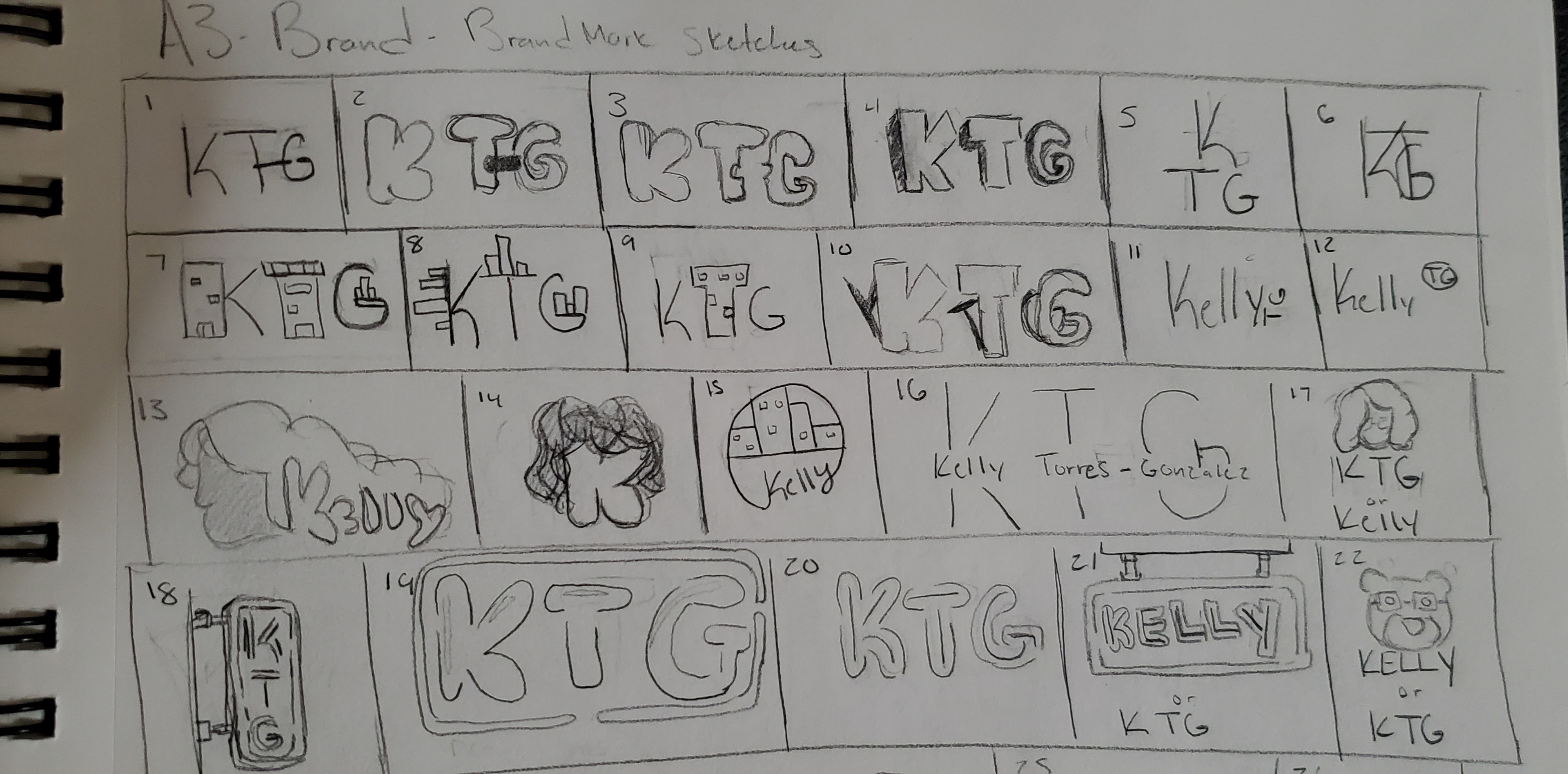 First round of sketches.