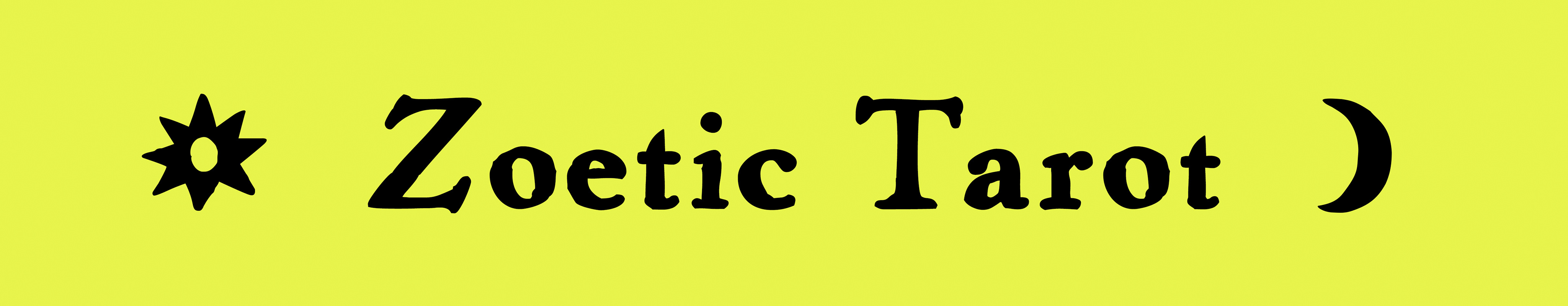 Zoetic Tarot