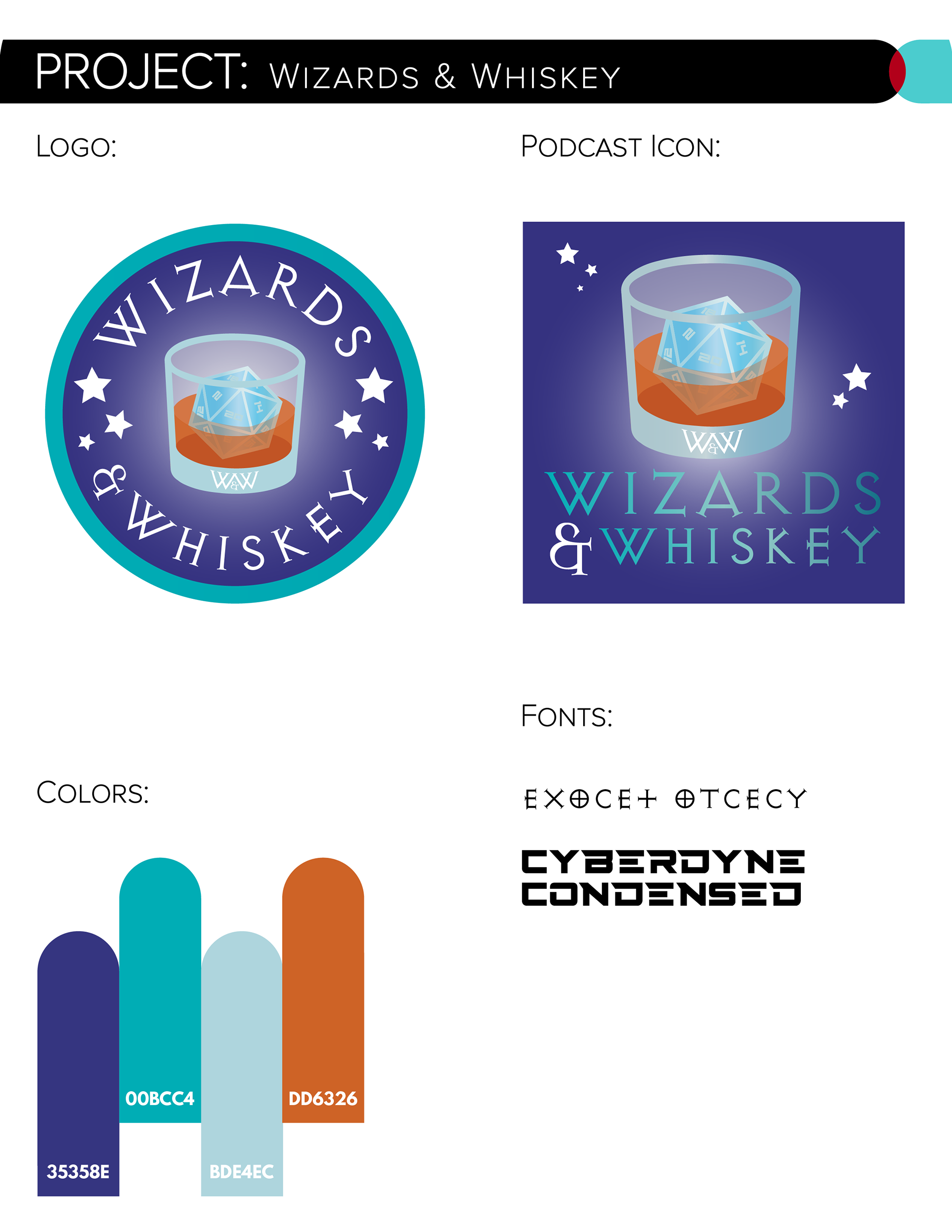 Wizards & Whiskey Logo Design