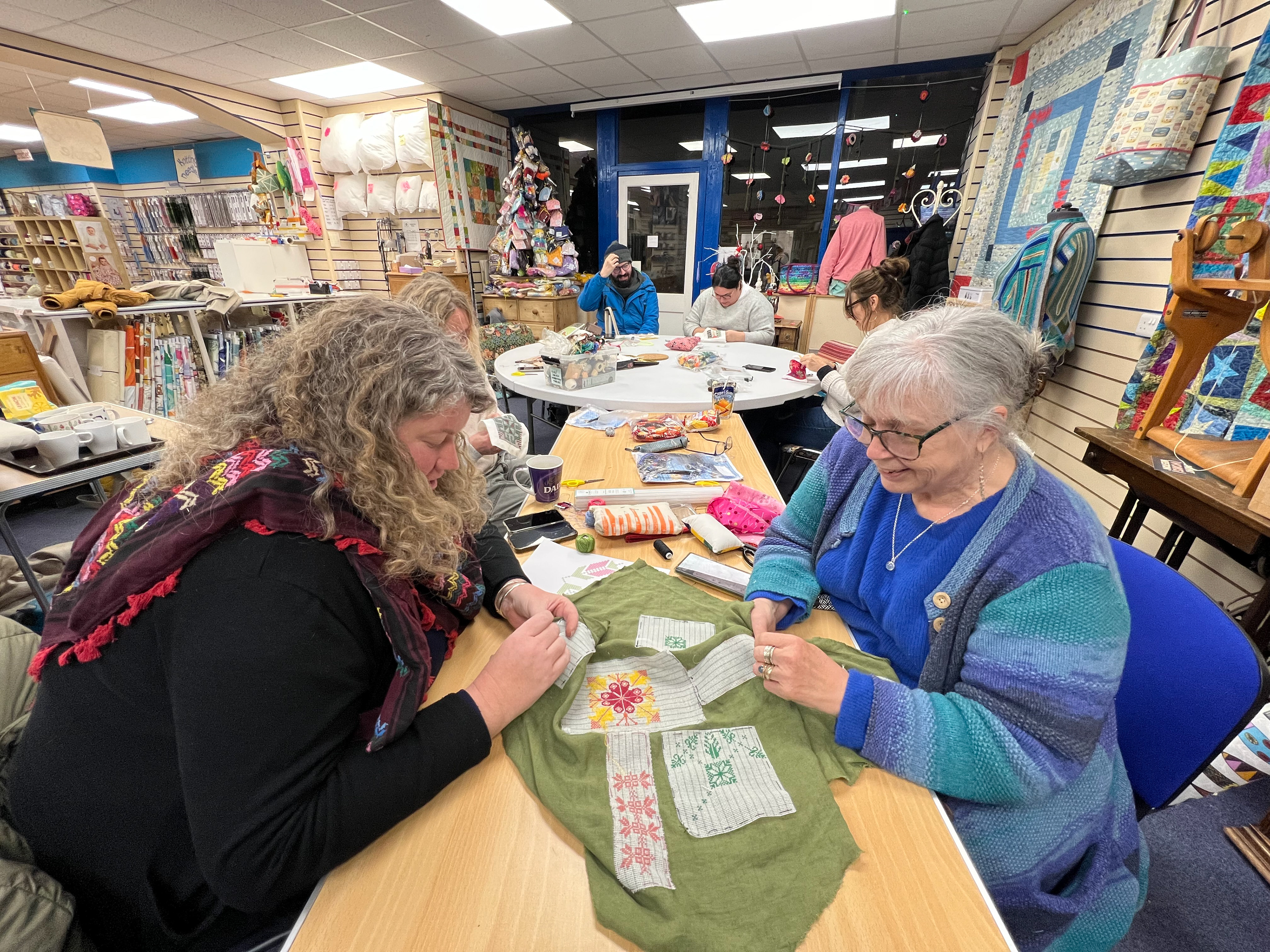 At Clevedon Tatreez, The Spinning Weal, Clevedon