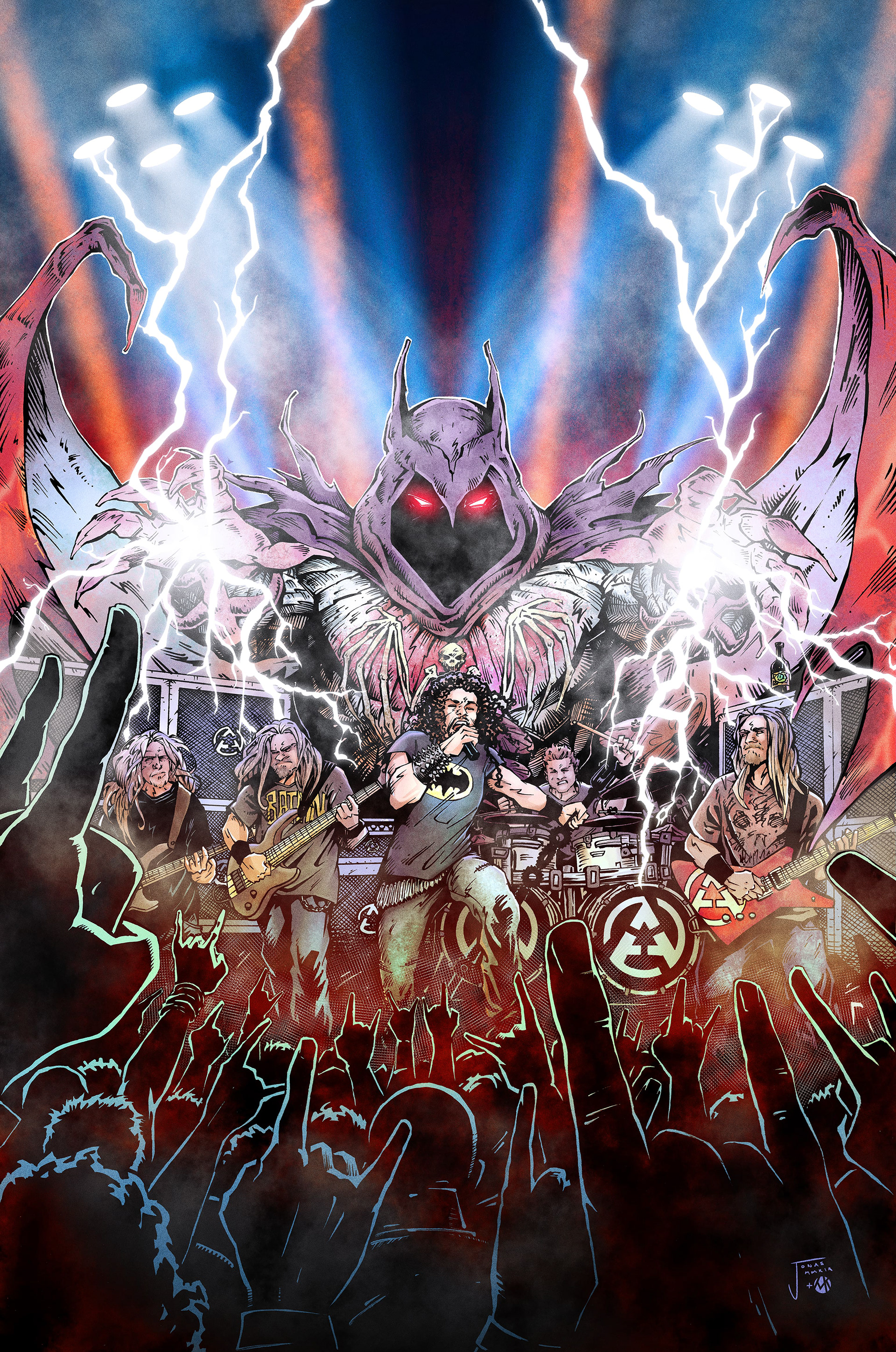 Dark Nights Metal Event Poster, 2019. Colors by Martina Kutalkova.