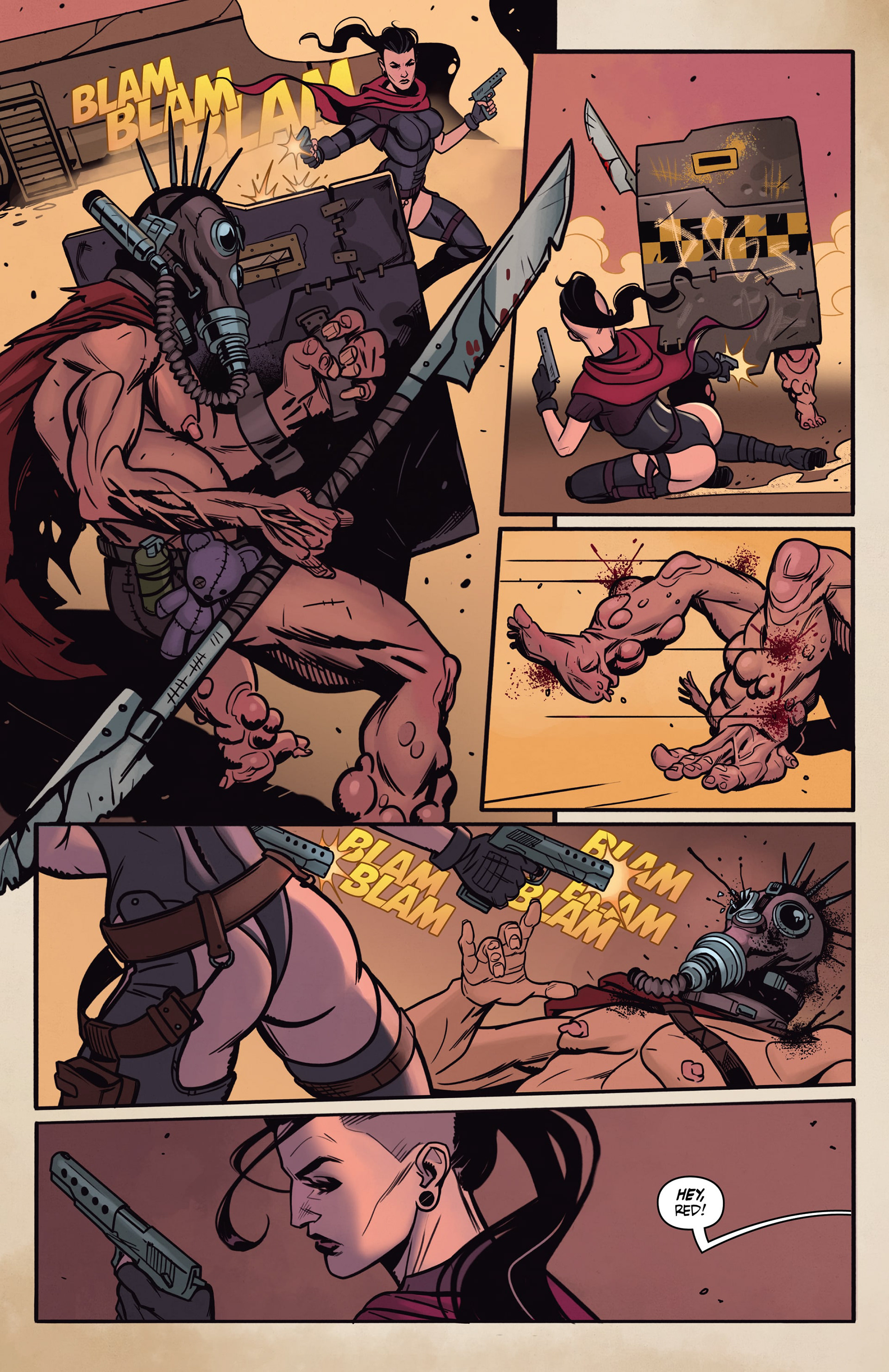 From "MAD DOGS" (Story by Jonas Ledecky, Art by Michal Suchánek)