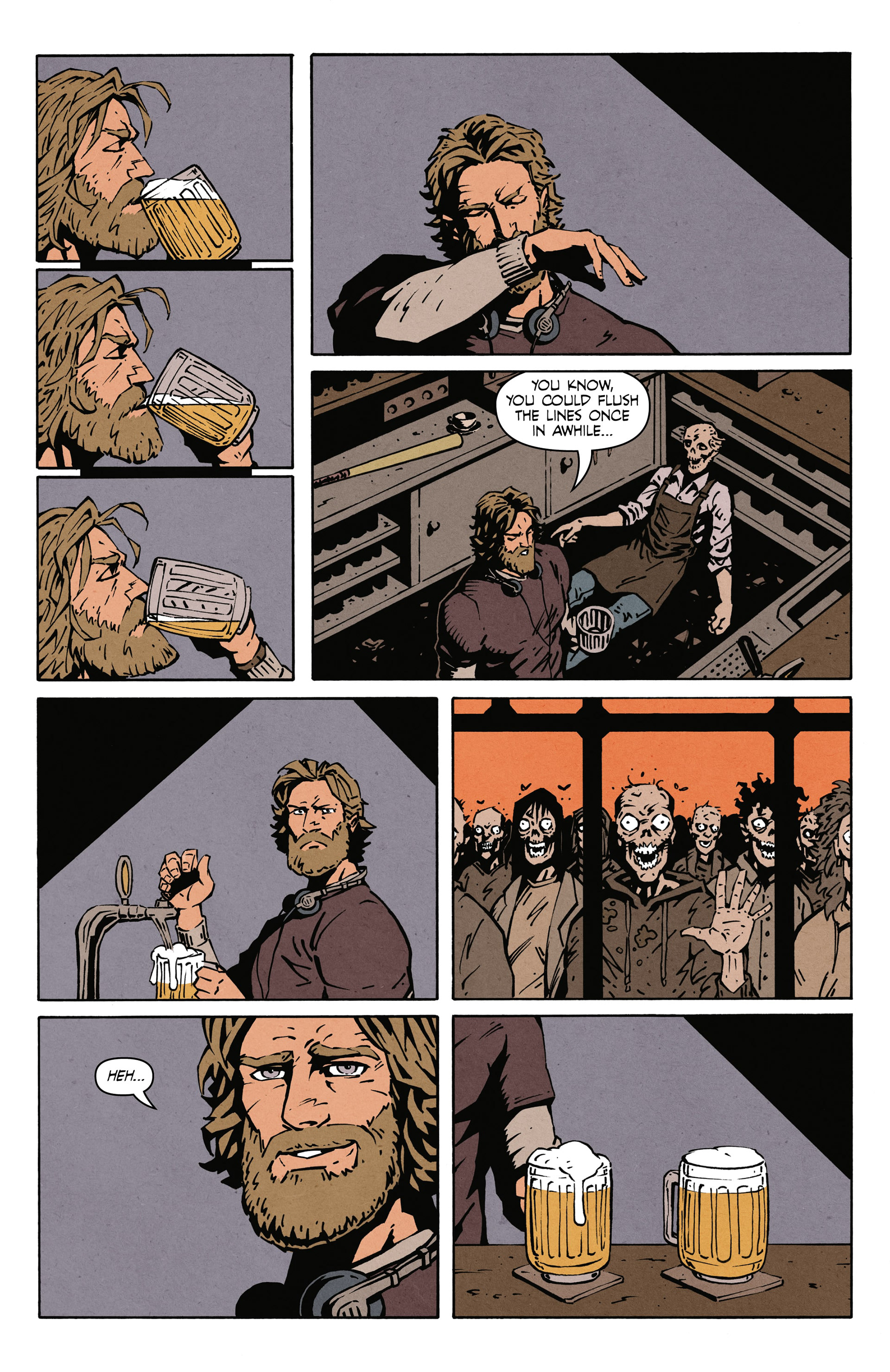 From "THE GOOD OLD TIMES" (Story & Art by Jonas Ledecky)