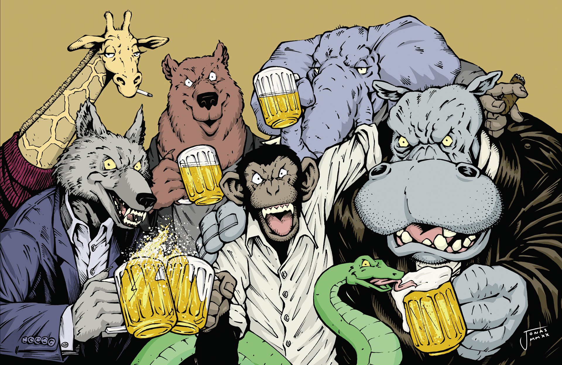 Wild Ale Beer Label, 2020