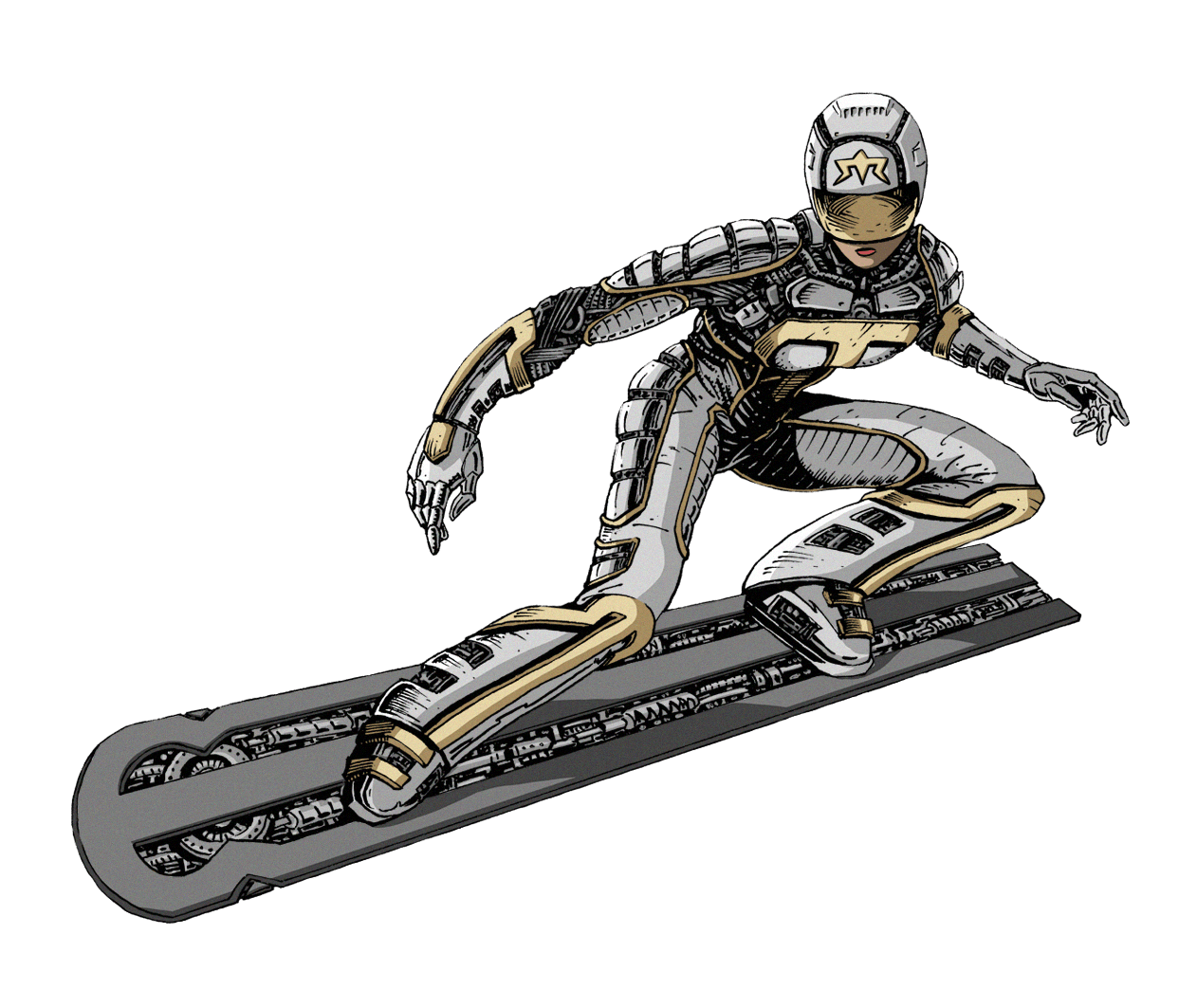 "Esterminator" Race Suit Concept Art, 2017