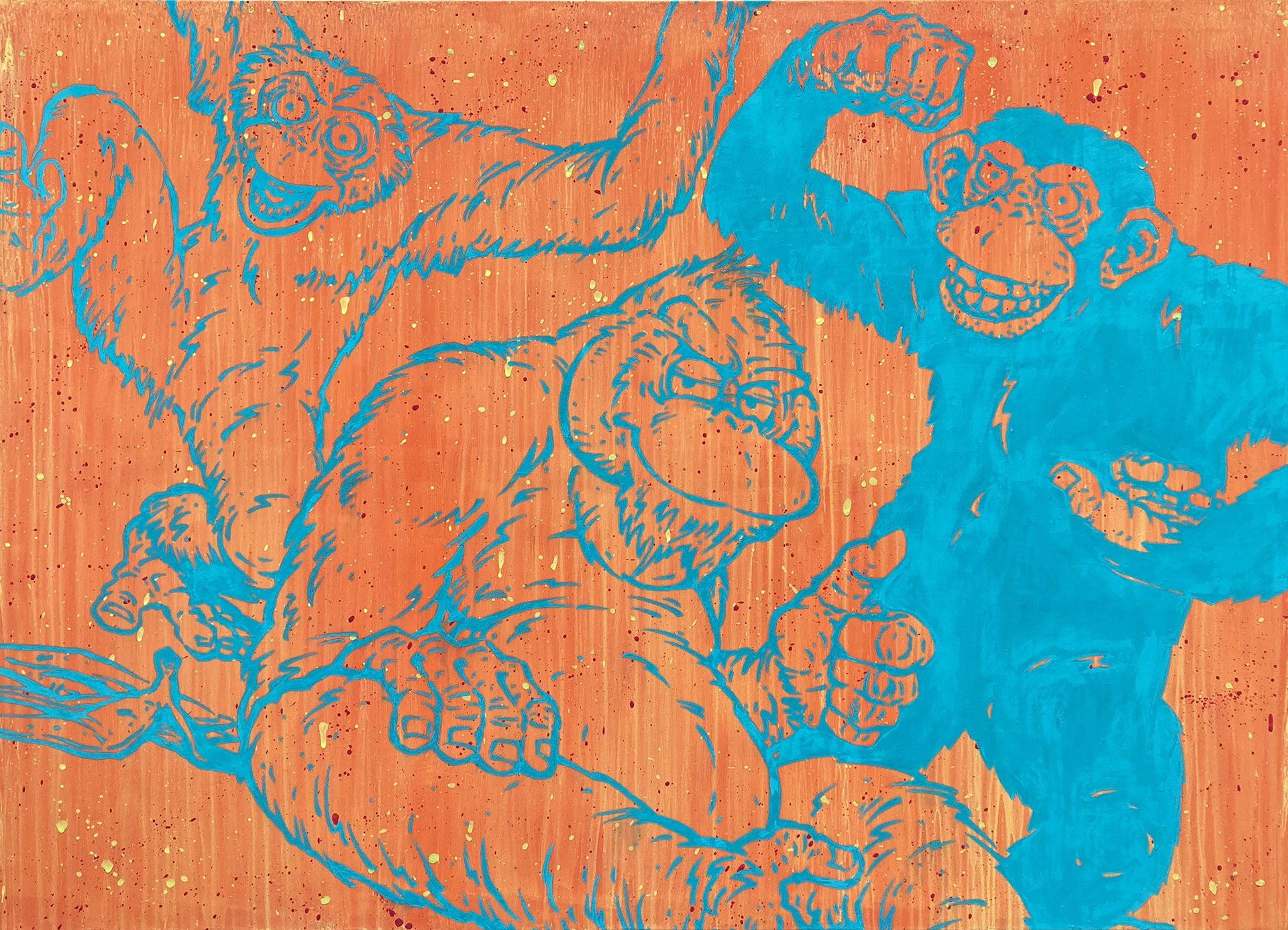 "Psychadelicapes", 2023 – Available for purchase