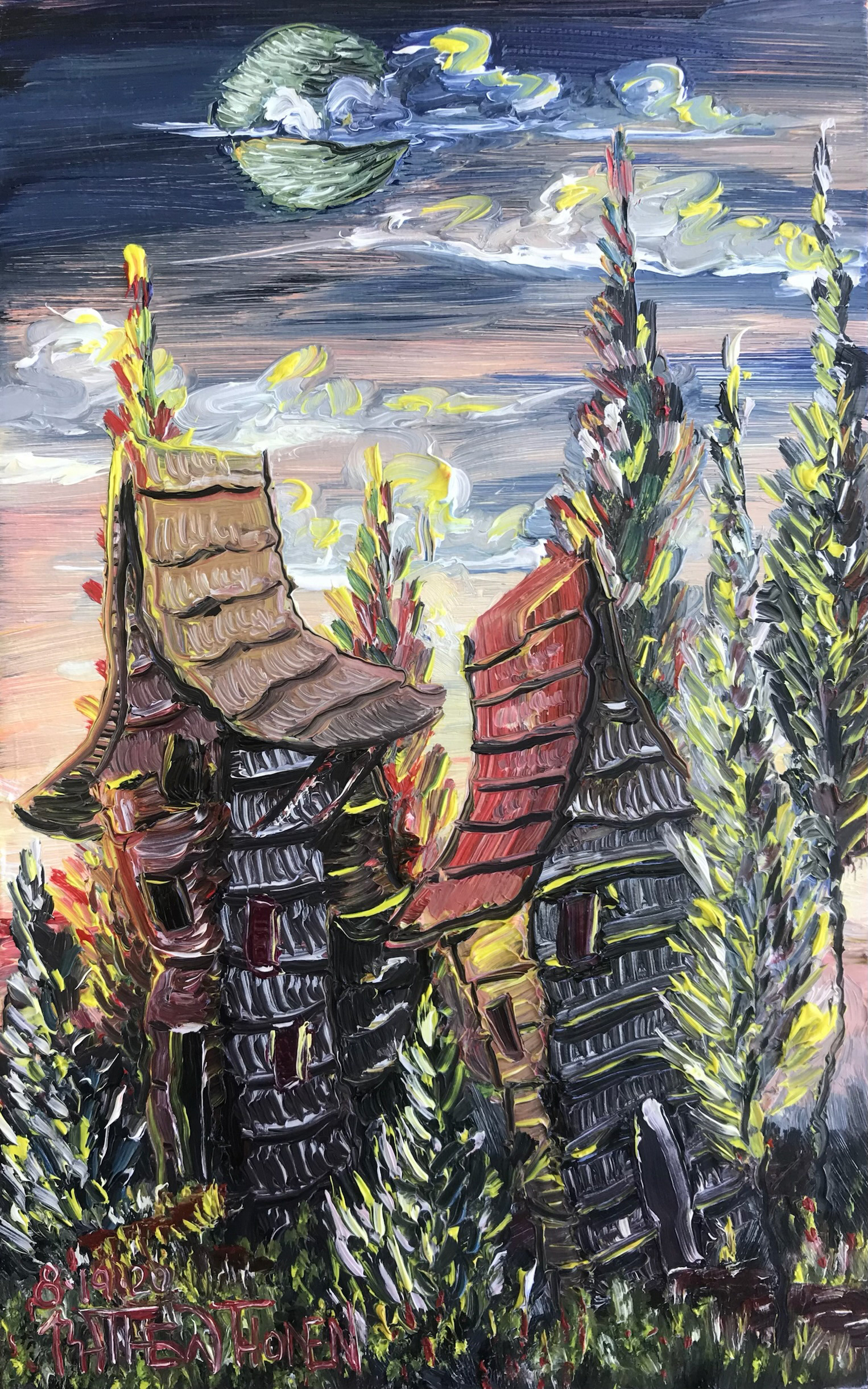 Two Neighbors in the Woods