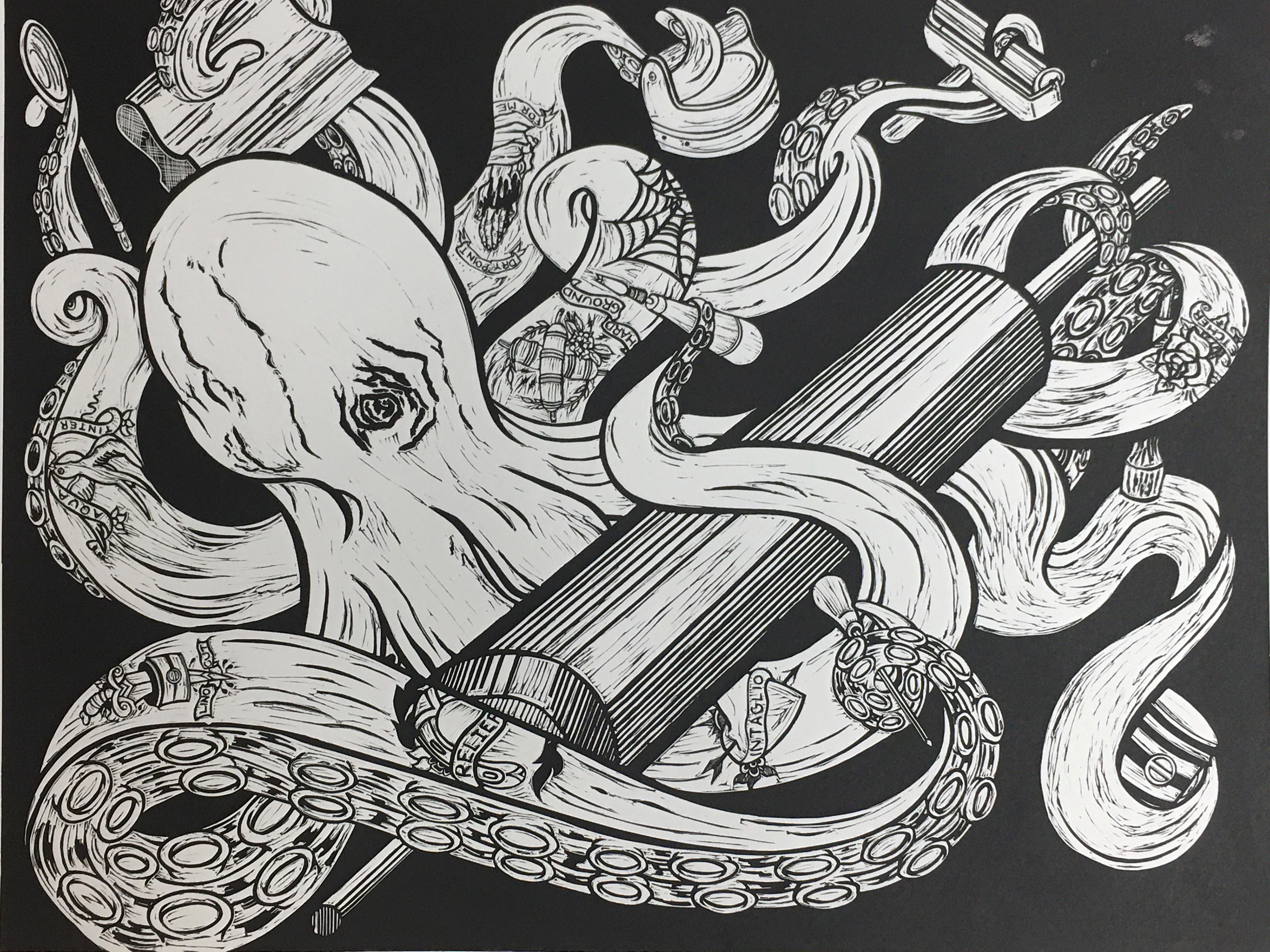 Jay Jacoby, Washington Elementary, "Octoprint"