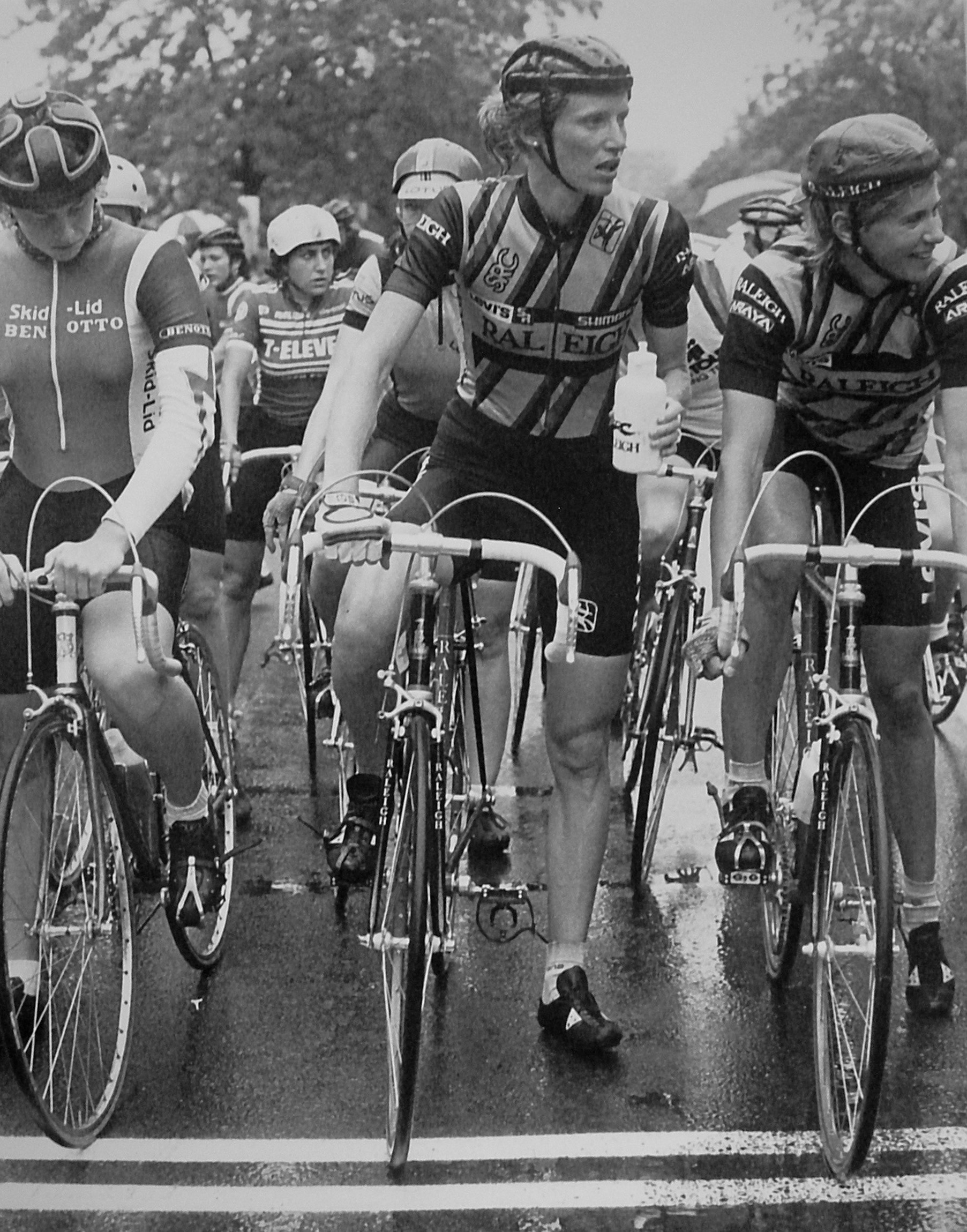 Connie Carpenter-Phinney And Beth Heiden Before Start Of A National Championship