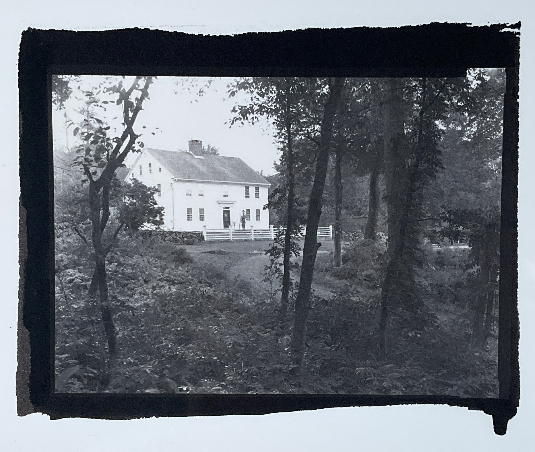 Timothy Gordish, "Charter Oak Homestead", 2021, Ziatype