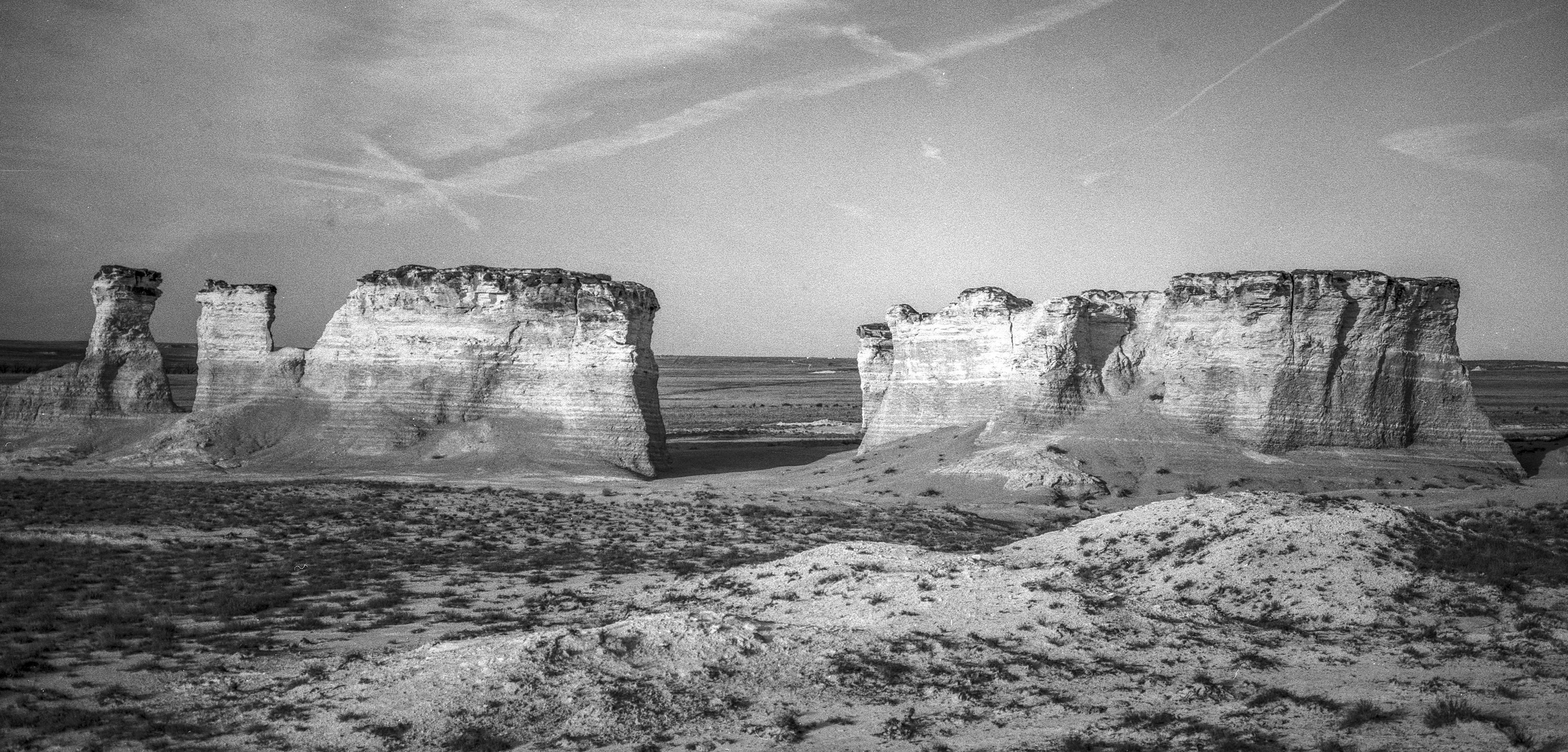 Korey Green, "Monument of Rocks", 2020, Silver gelatin print