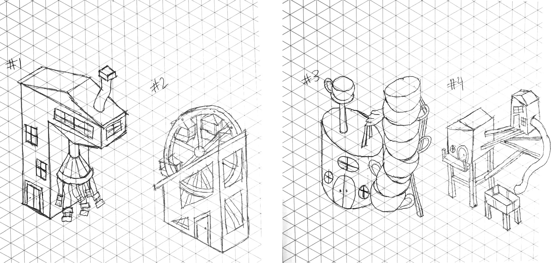 Initial Isometric Drawings
