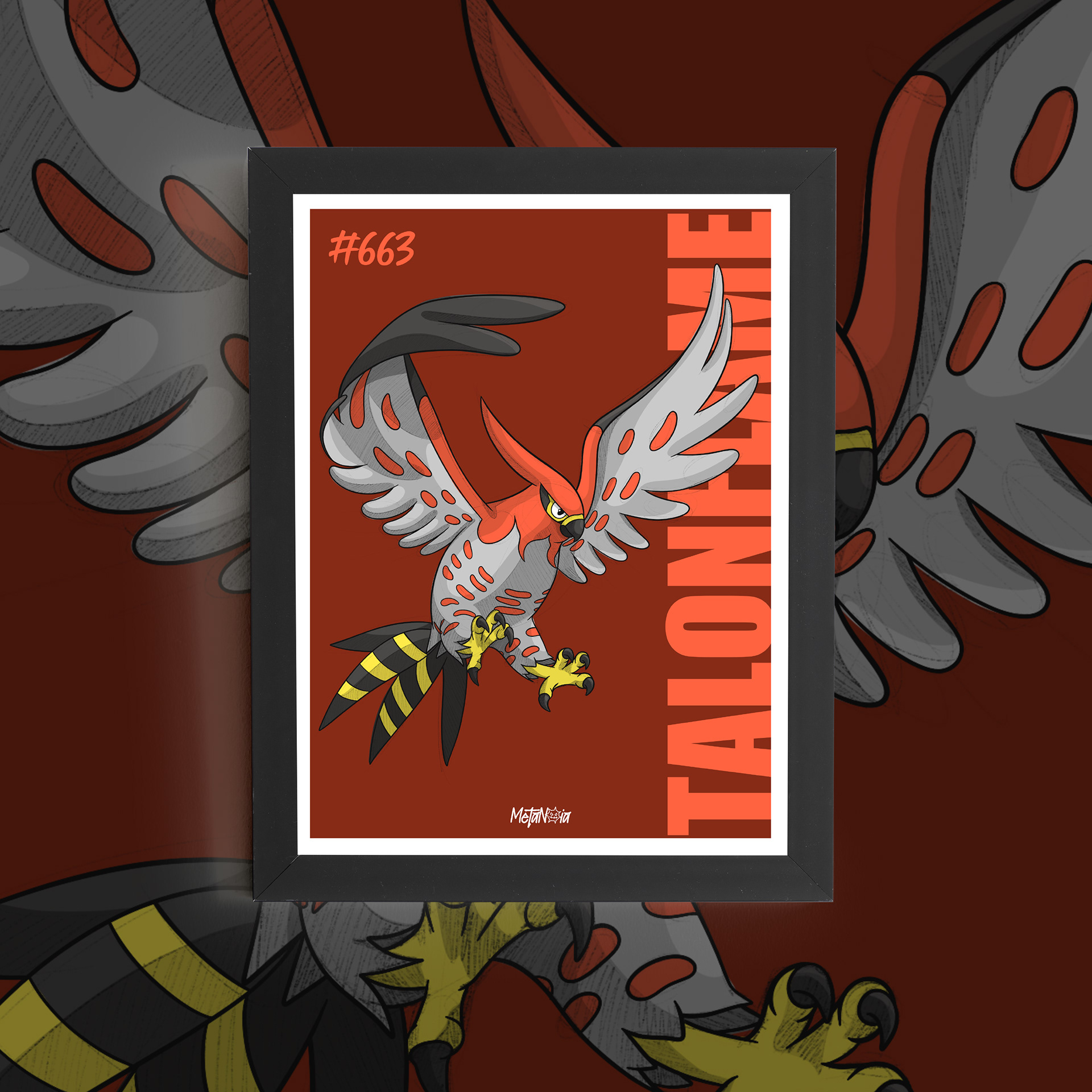 Illustrazione originale, carta 300gr, ruvida, 30x40