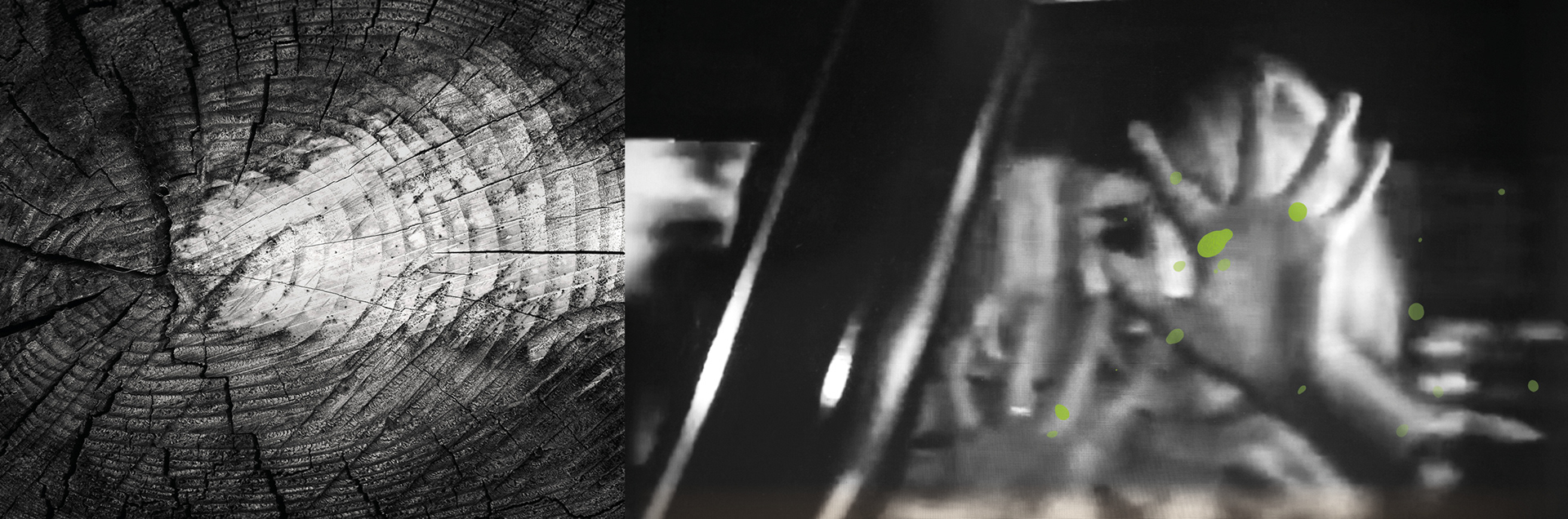 Human Nature (1). Collage, original photography, mixed media. 7 x 21 cm
