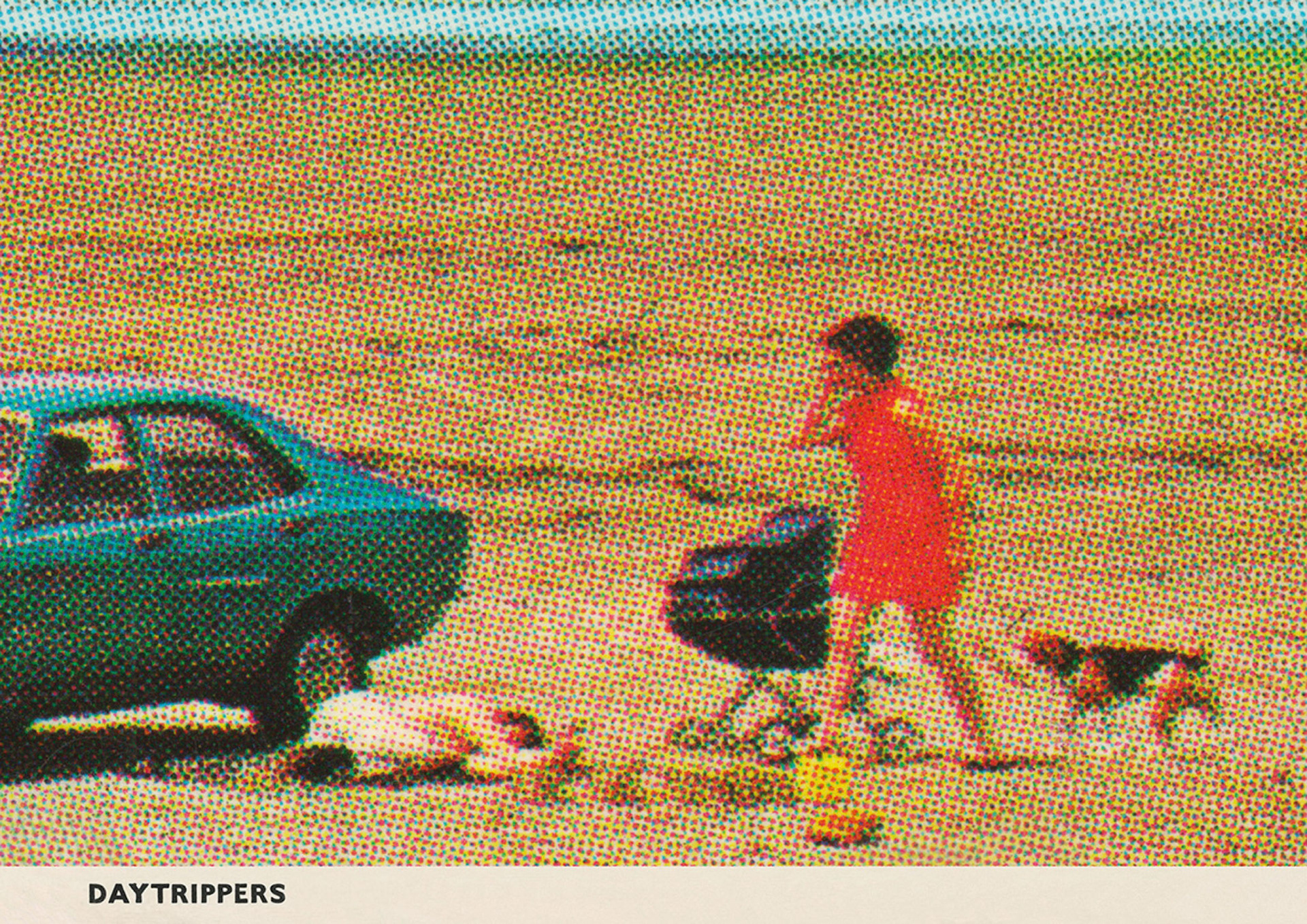 Daytrippers. Mixed Media on Arches Aquarelle rag. 57 x 82 cm