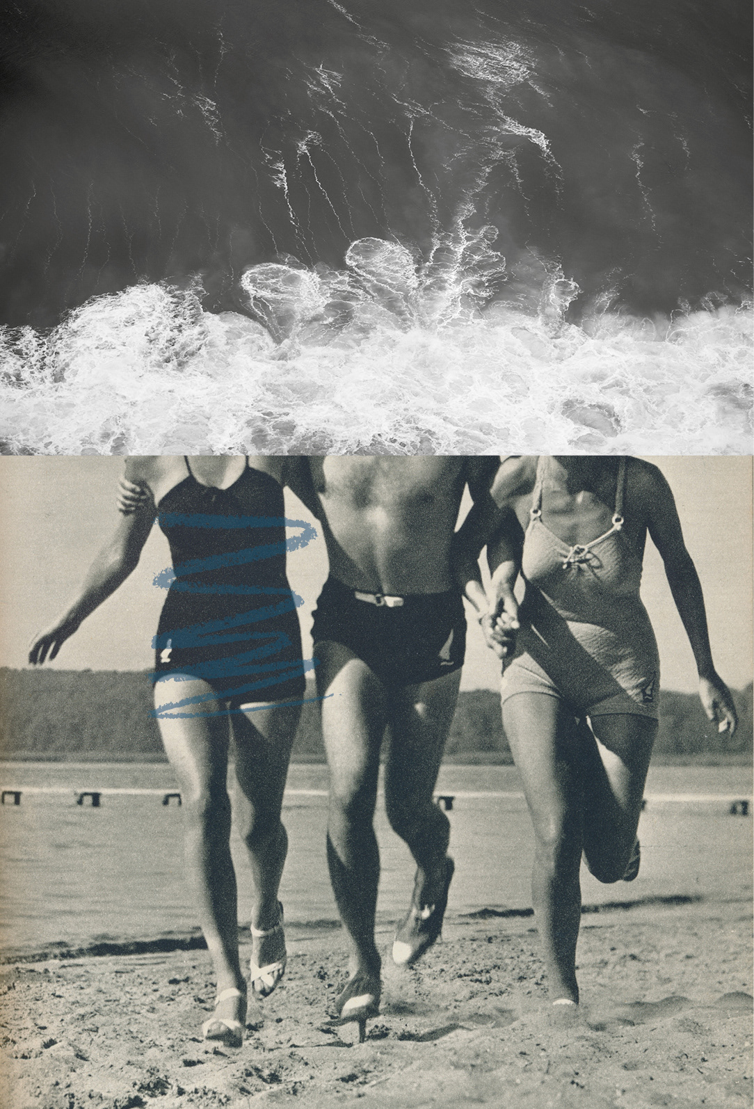 Human Nature (10). Collage, original photography, mixed media. 13 x 10 cm