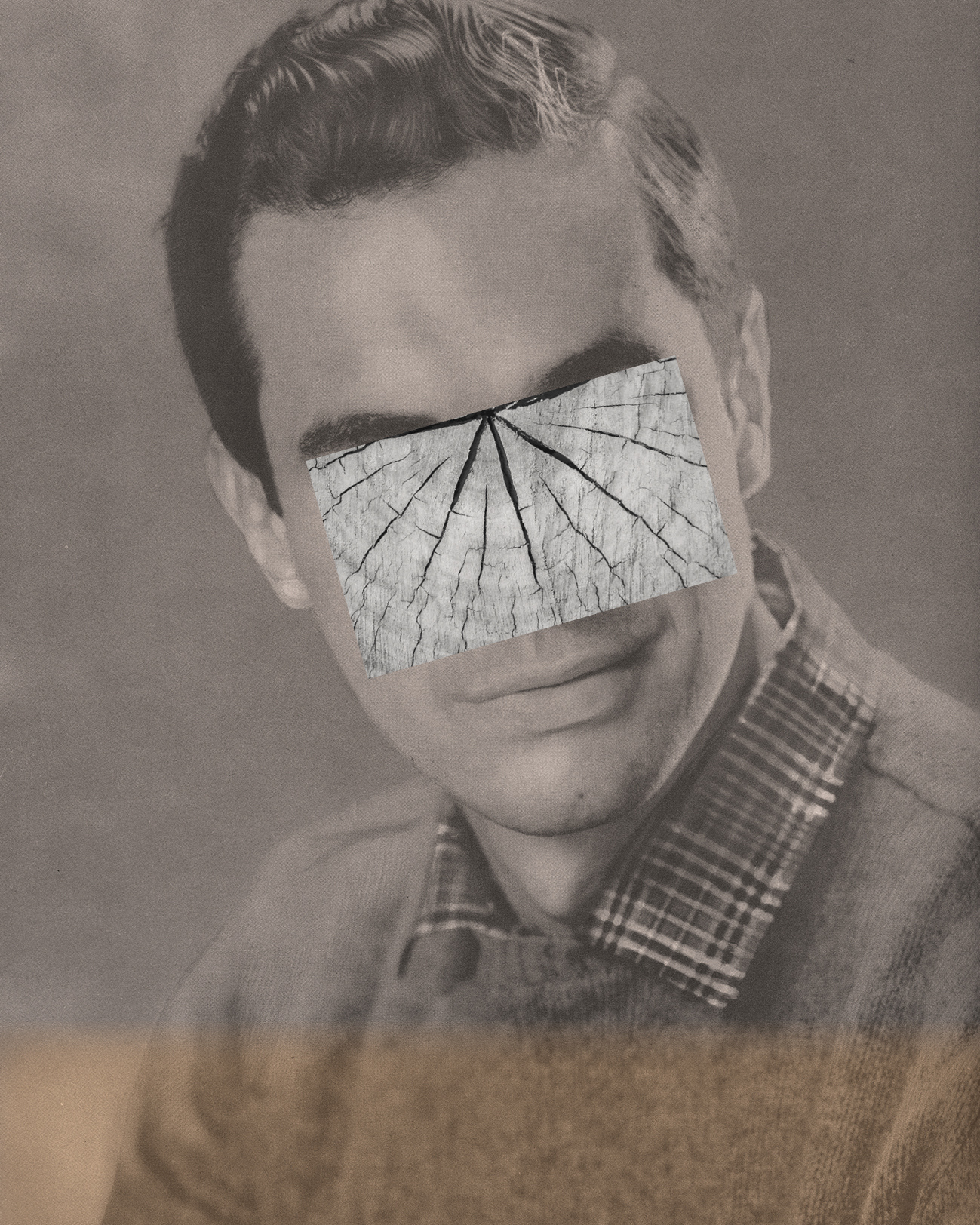 Human Nature (15). Collage, original photography, mixed media. 14 x 11 cm