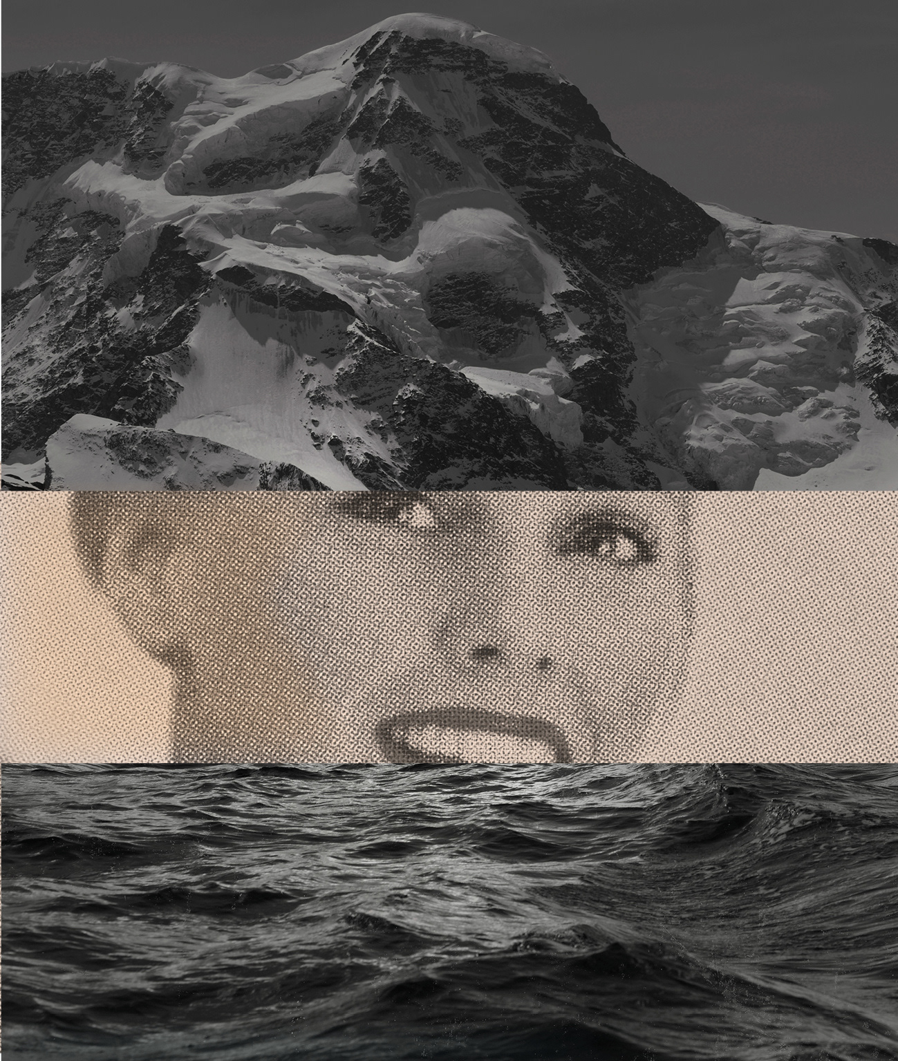 Human Nature (21). Collage, original photography, mixed media. 13 x 11 cm