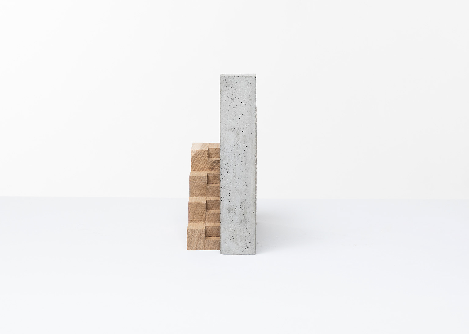 1:20 model - Profil of the open staircase