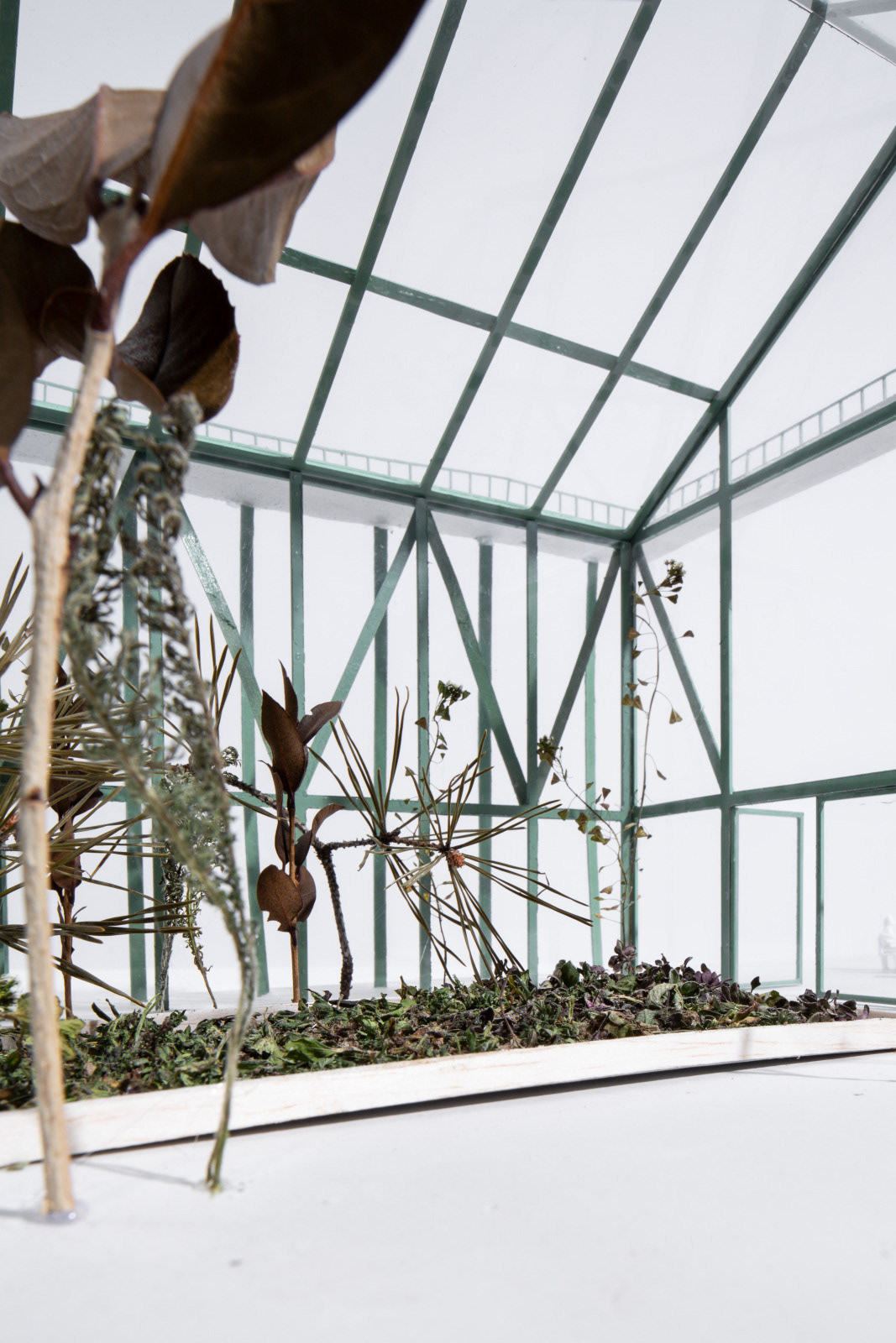 1:50 model - Inside view of the main greenhouse / ©B.Coulon