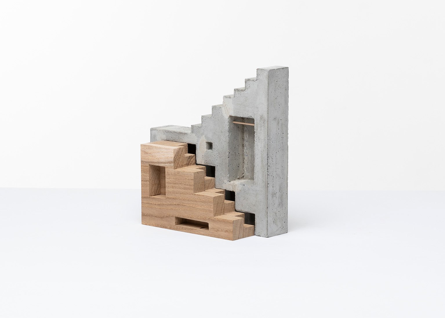 1:20 model - The open staircase