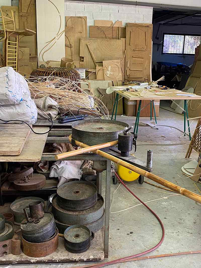 Rattan bending machine