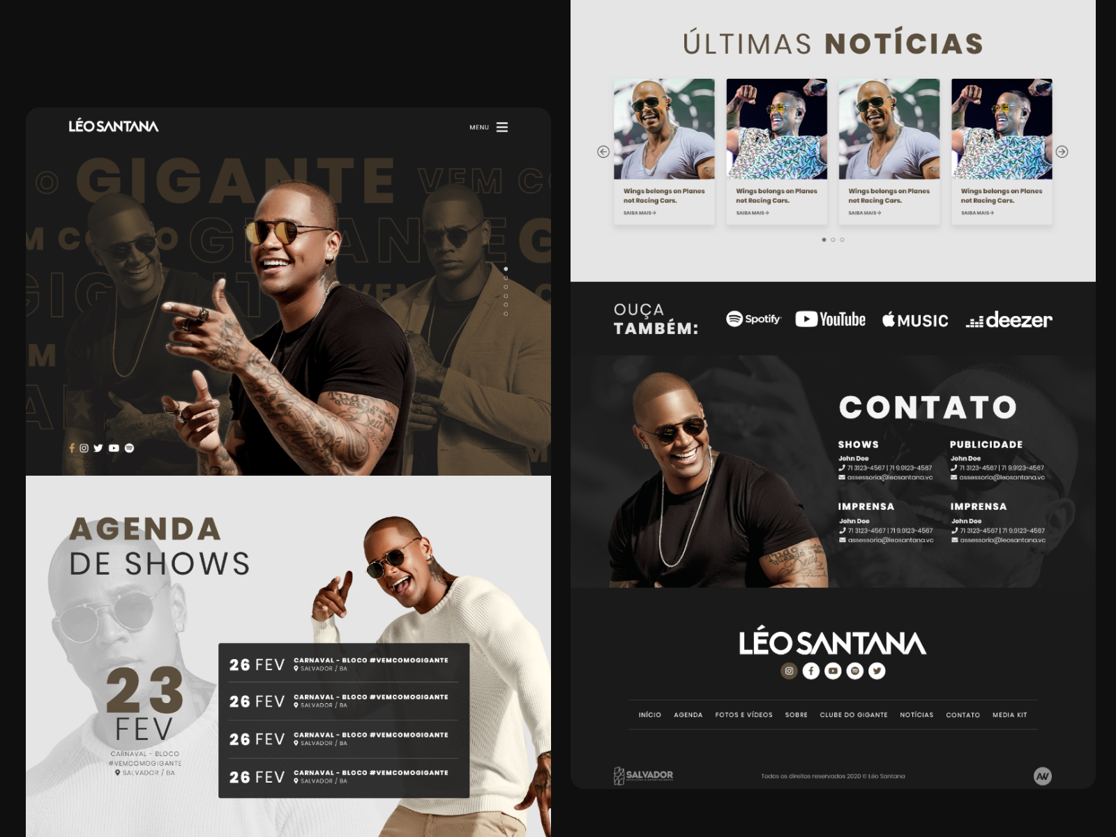 Onepage | Léo Santana leosantana.com.vc