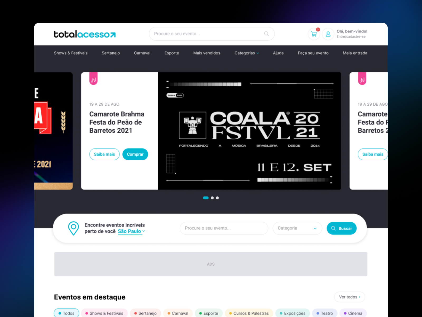 Website - Total Acesso Desktop