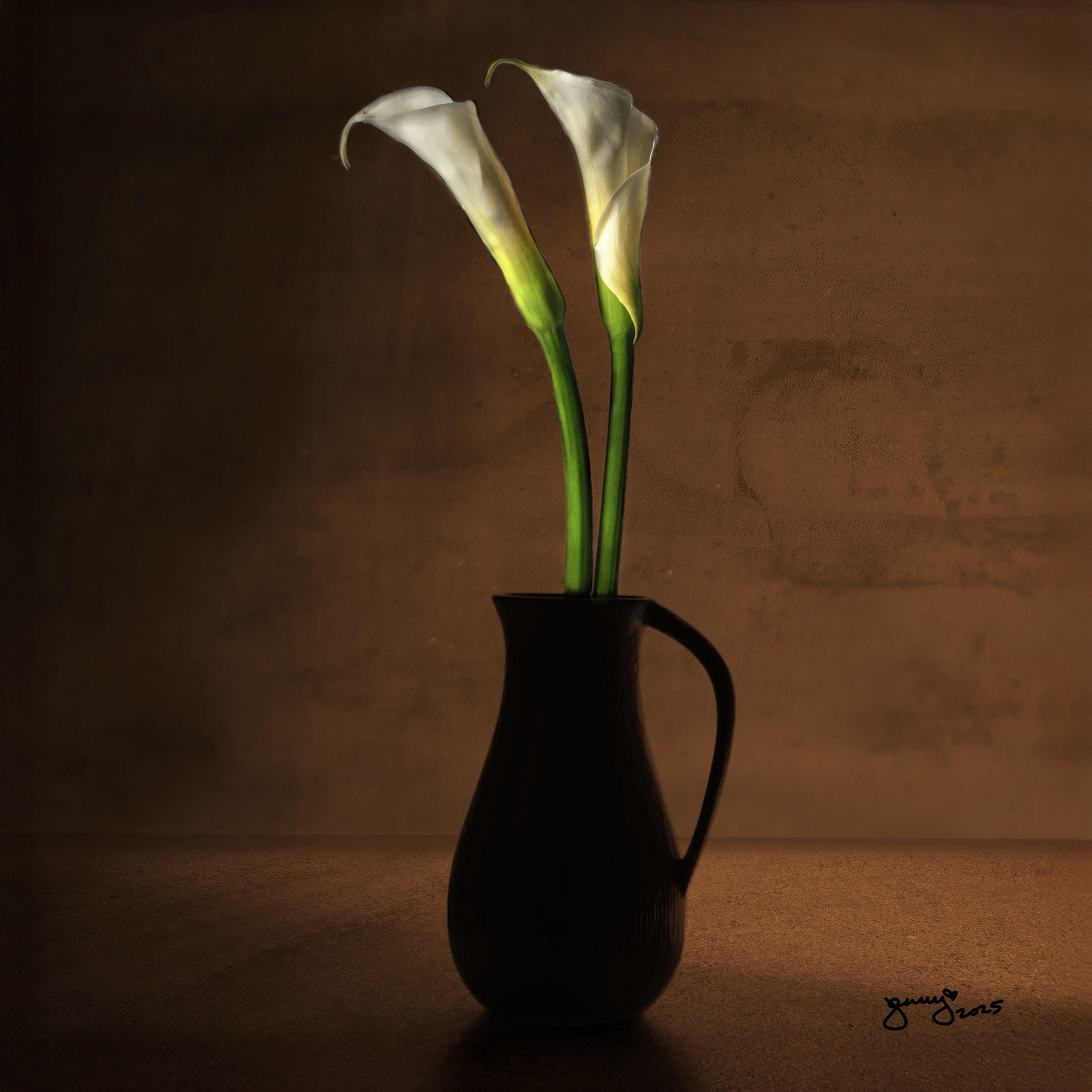 Double exposure painterly - high res print