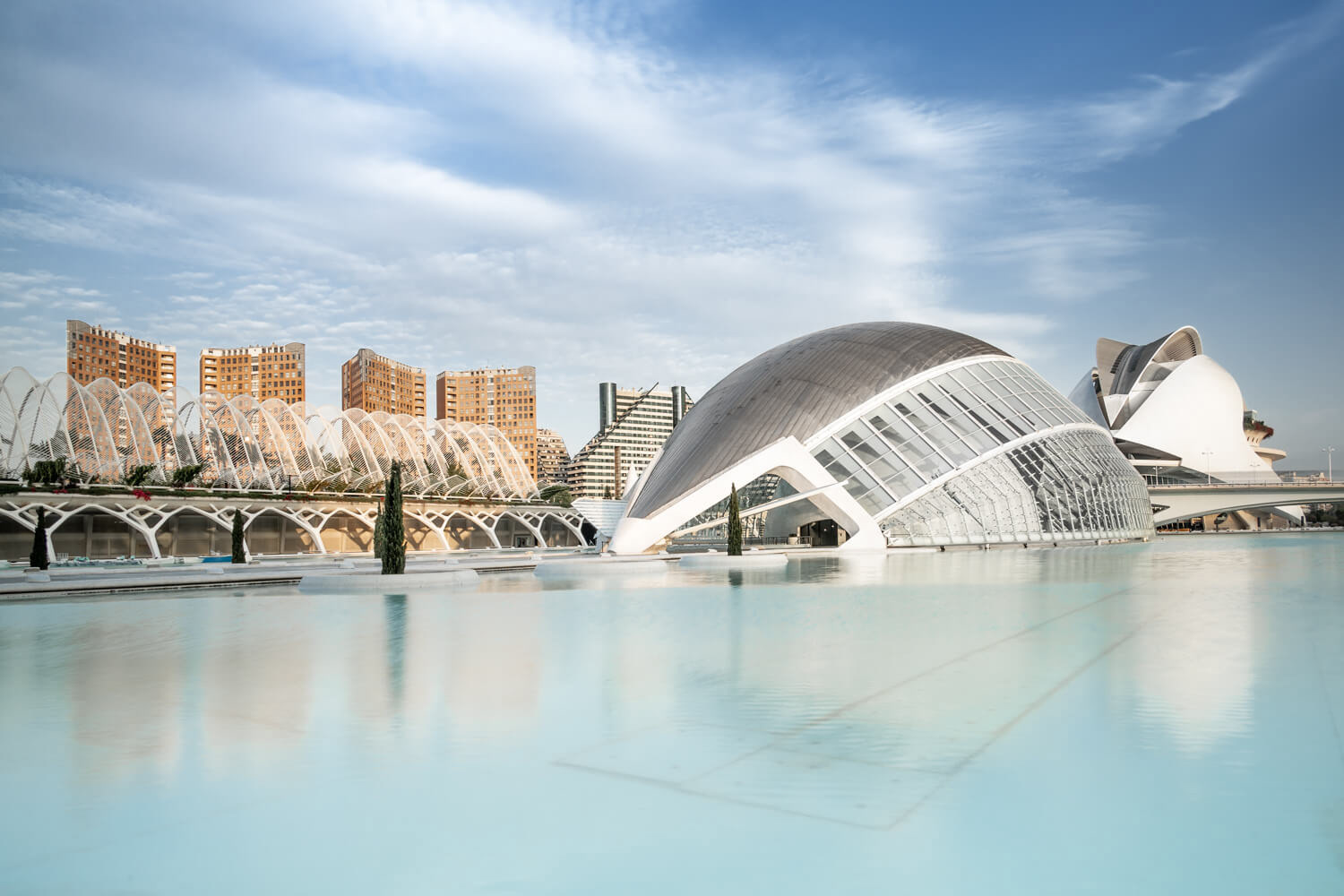 L'Hemisfèric (Architekt Santiago Calatrava). Fotografiert als freies Projekt von Philipp Eigner.