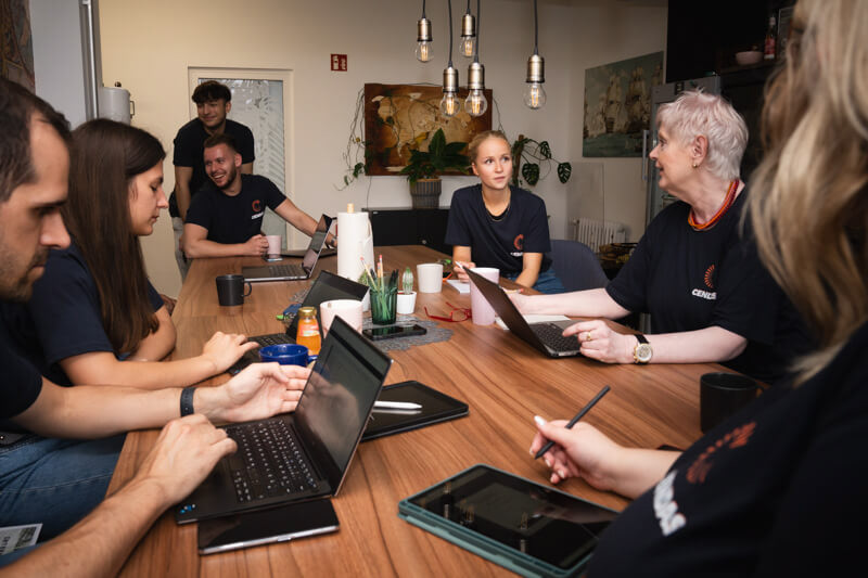 Bildinventar für Karriereseite eines Startups