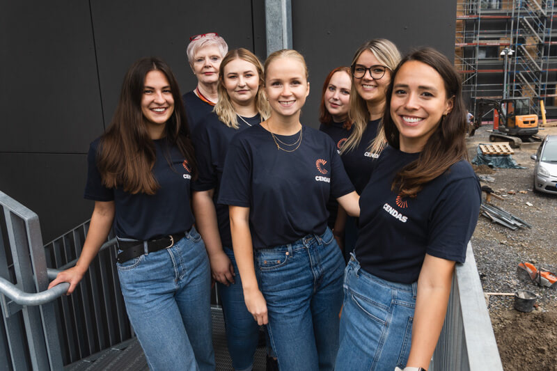 Teamfotos für Cendas. Philipp Eigner / Fotograf Startup B2B