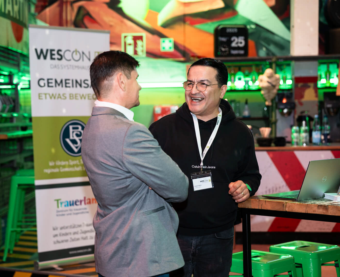 Emotionen auf Firmenjubiläum