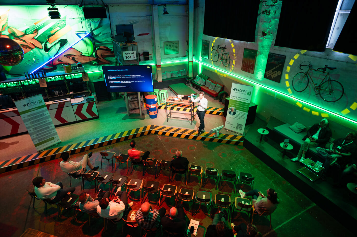 Aufnahmen des Veranstaltungsgeländes