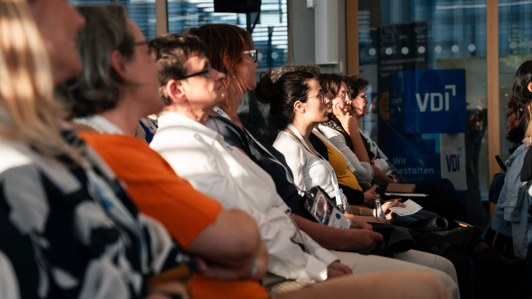 Audience of a business keynote