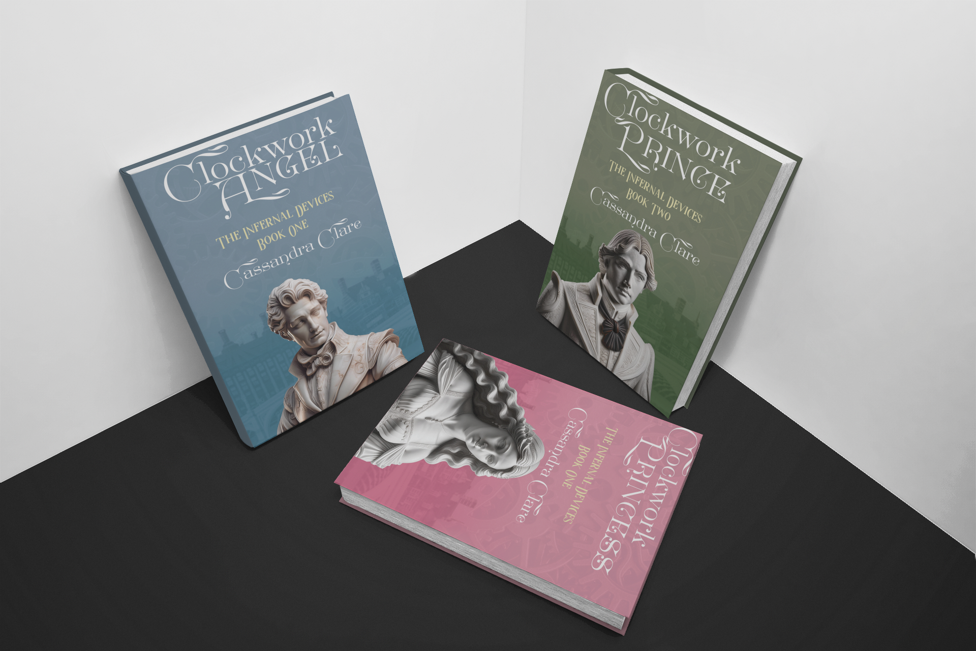 Mockup of The Infernal Devices trilogy