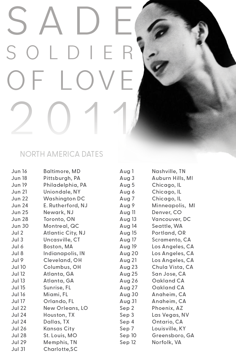 Soilder of Love Tour Poster