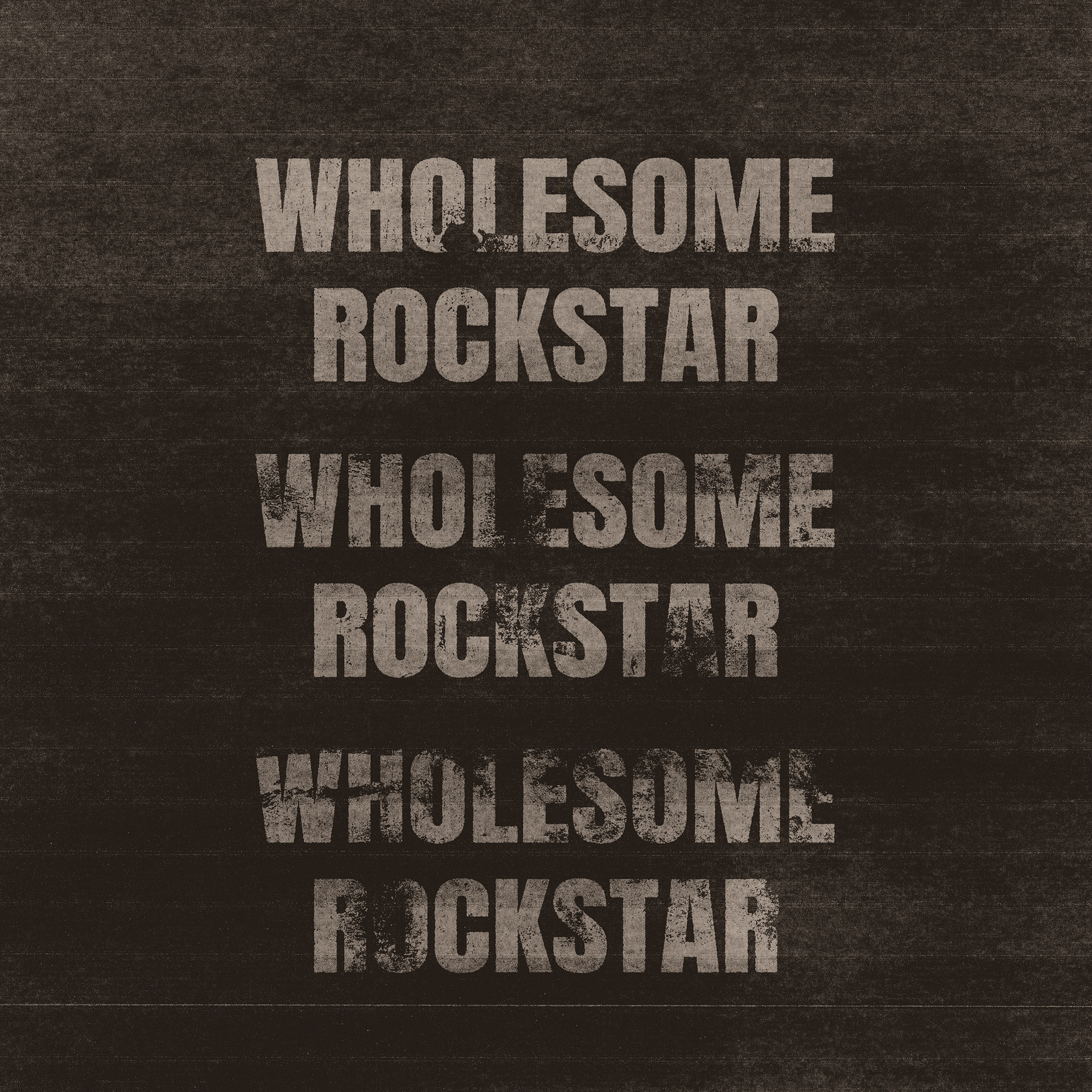 Type design for Malcolm Todd's 'Wholesome Rockstar' brand and Jimmy Kimmel performance