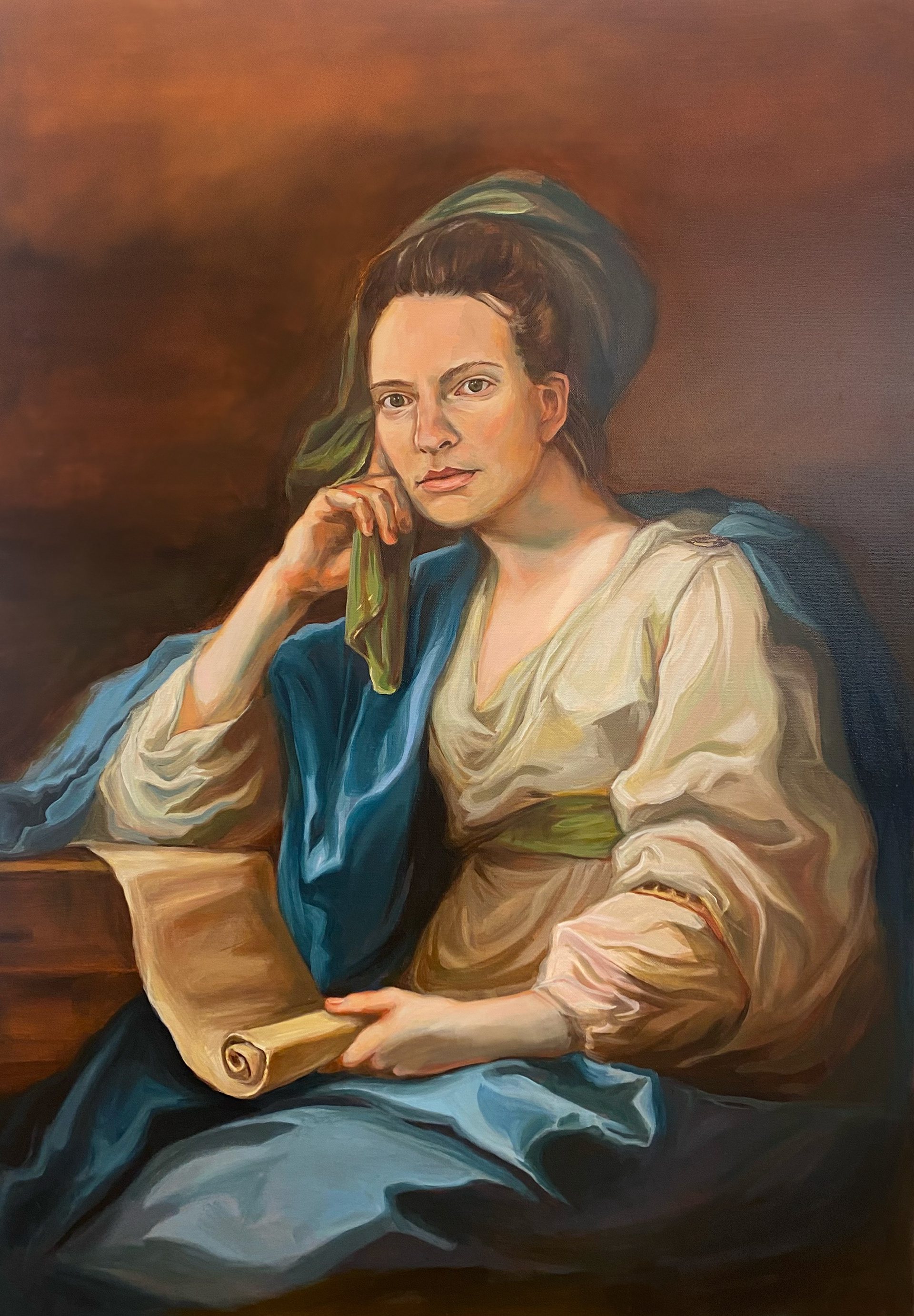 Maike on oil, 700x1000