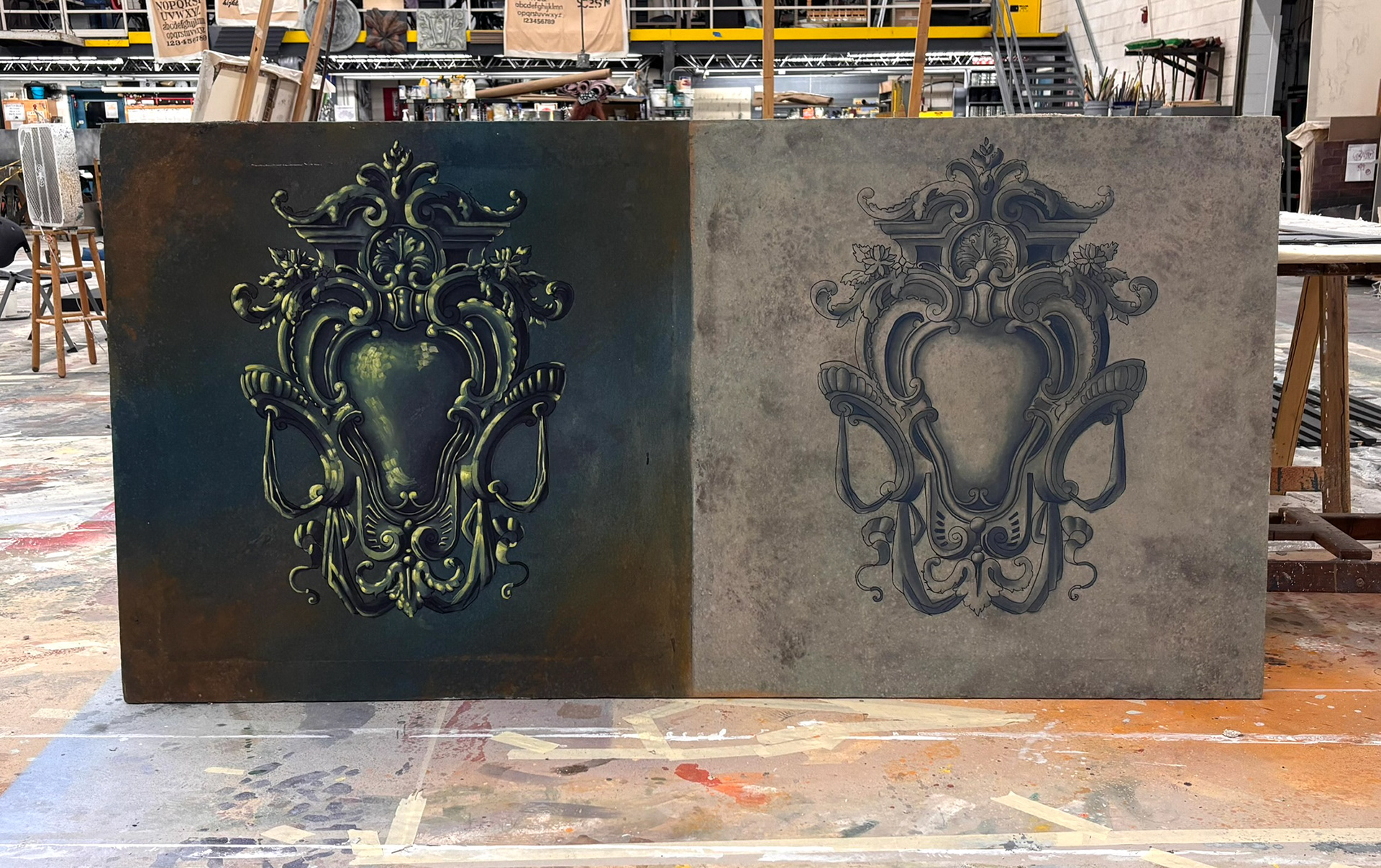 Cartouche : Matte vs Shiny surface study : In progress