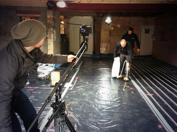 Filming the Screed It Promotional video