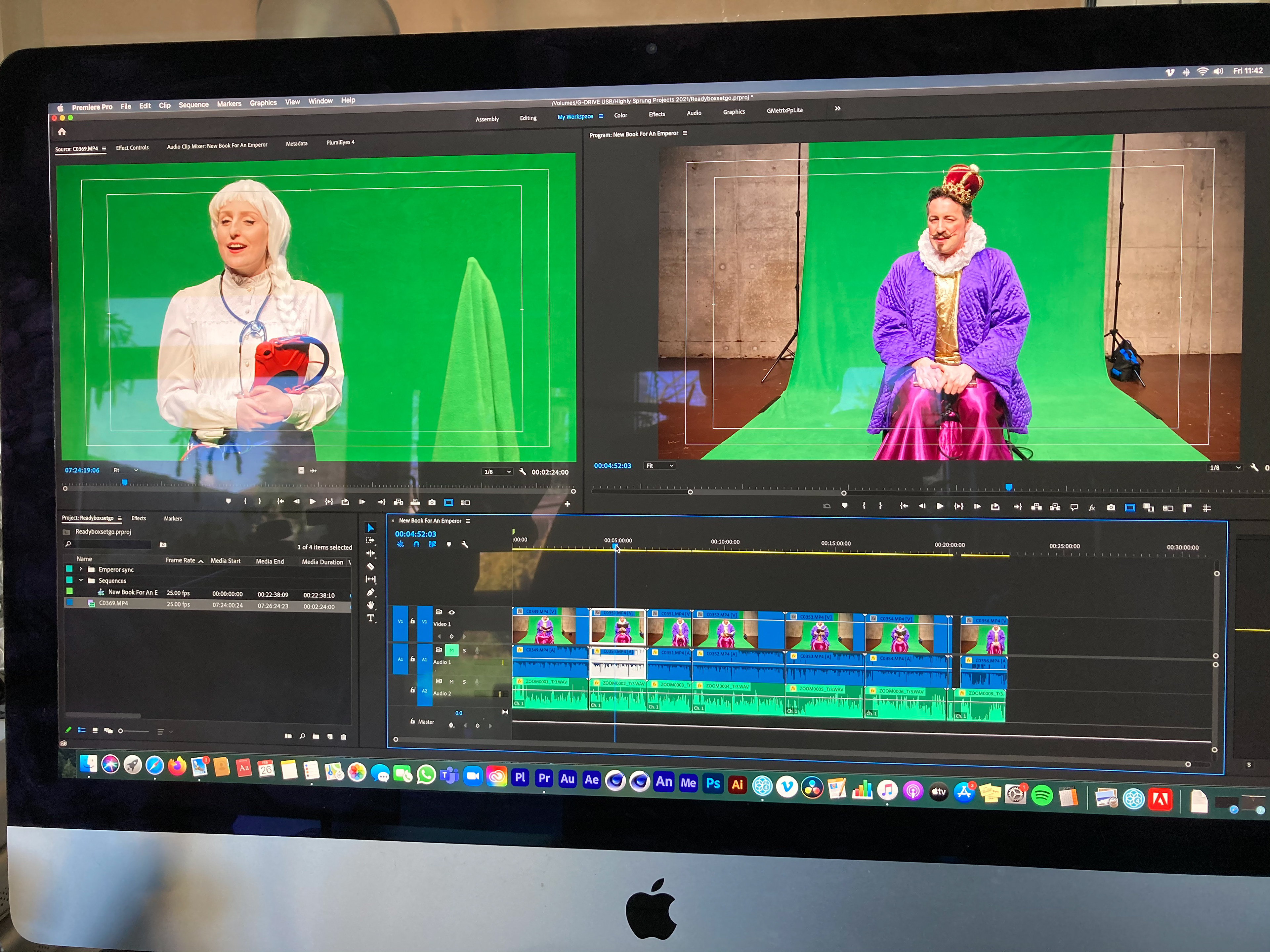 Post Production: editing and VFX work on the Highly Sprung project