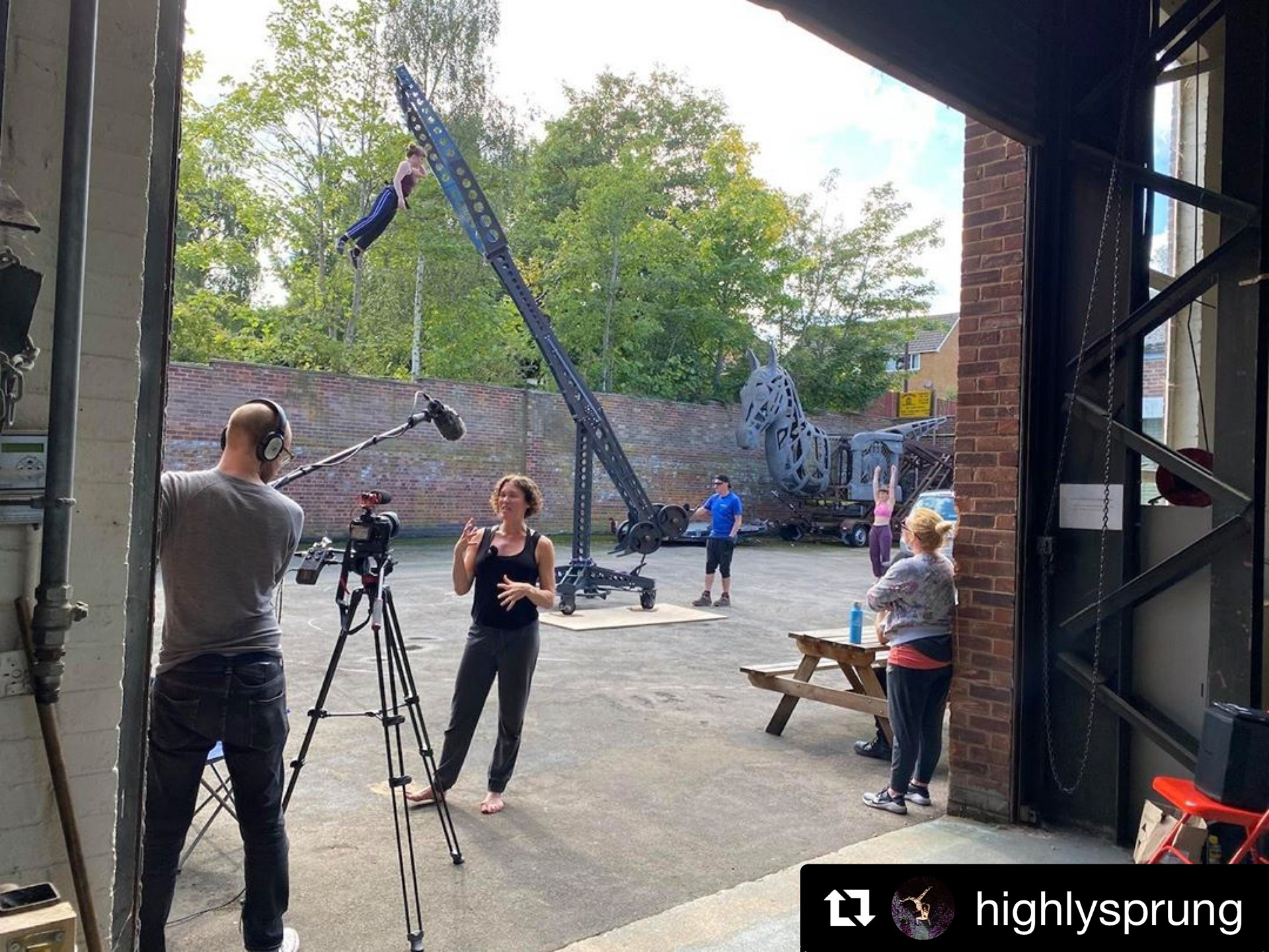 Cast interviews on Highly Sprung's rehearsals of Cast Away